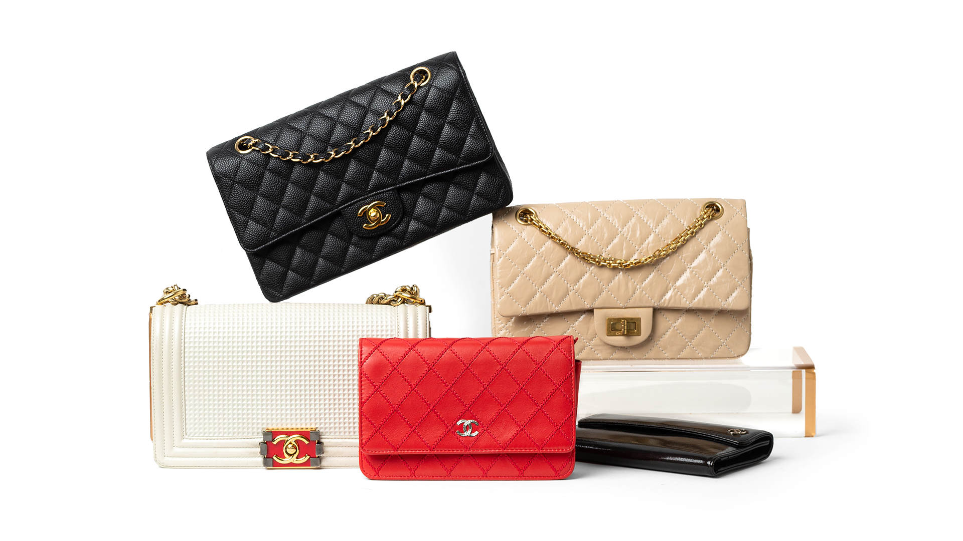 chanel bags and wallet