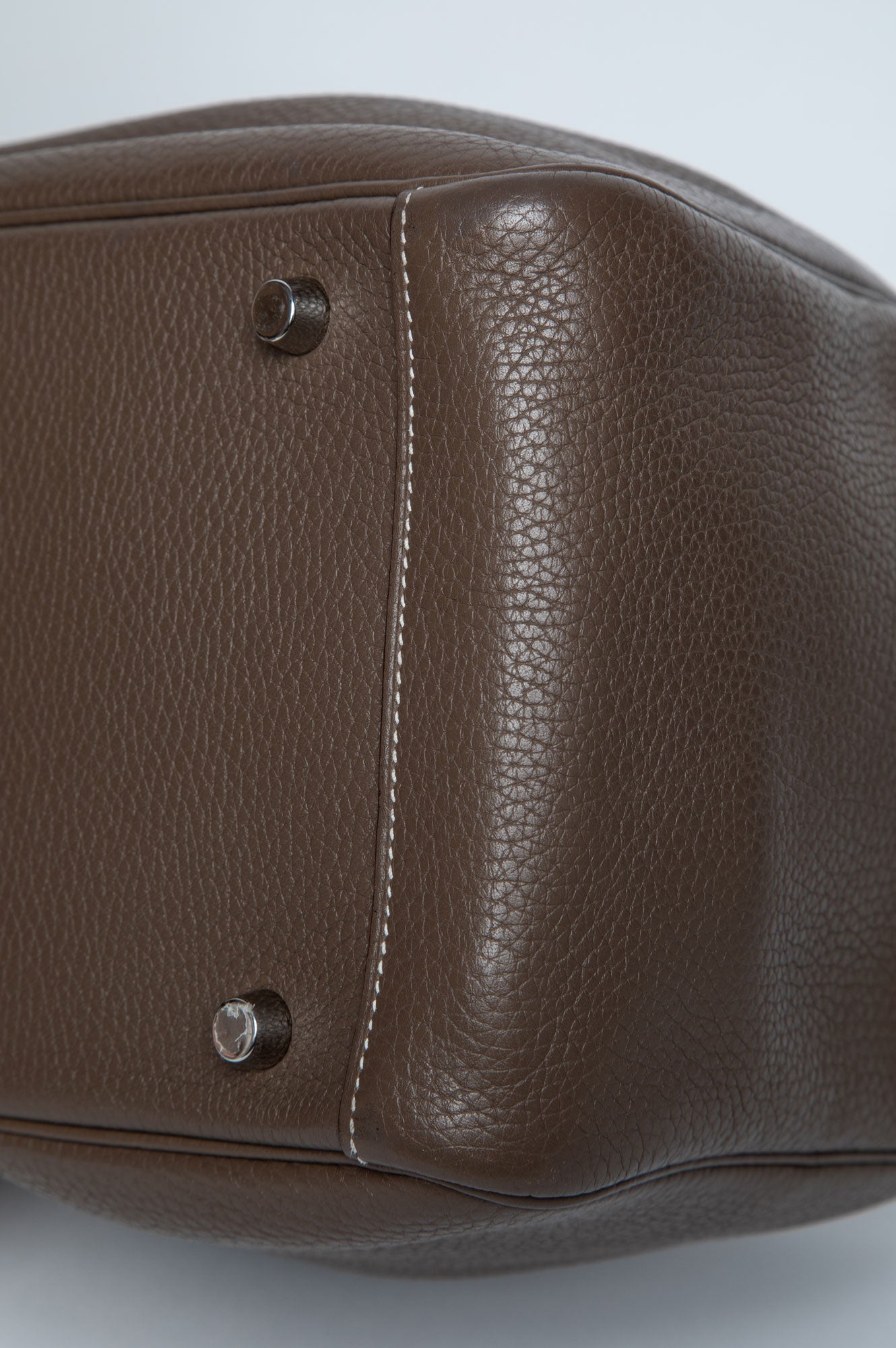 Hermès Etaupe Taurillon Clemence Lindy 30