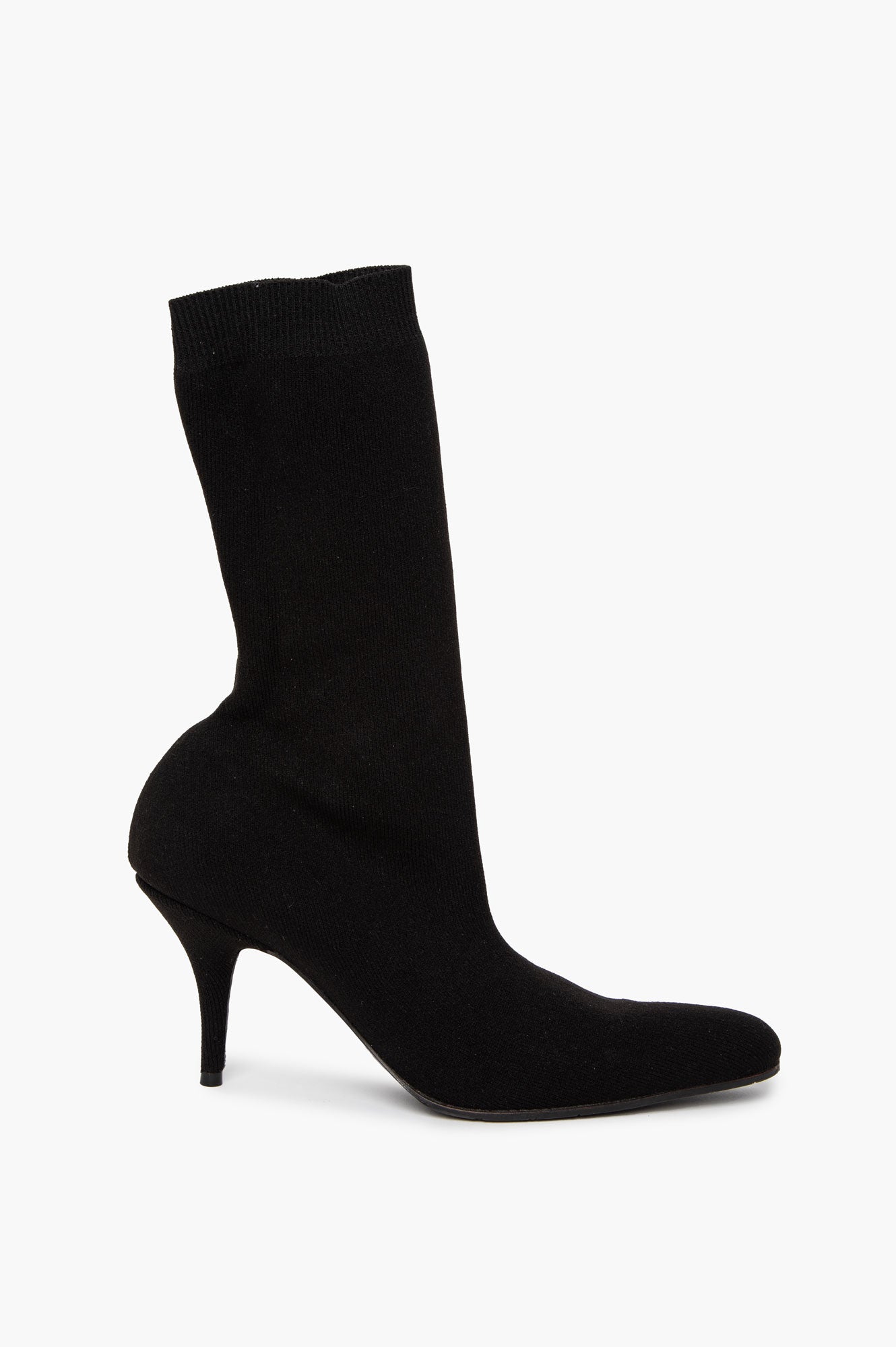 Balenciaga Black Knit Knife Sock Boots Size 37