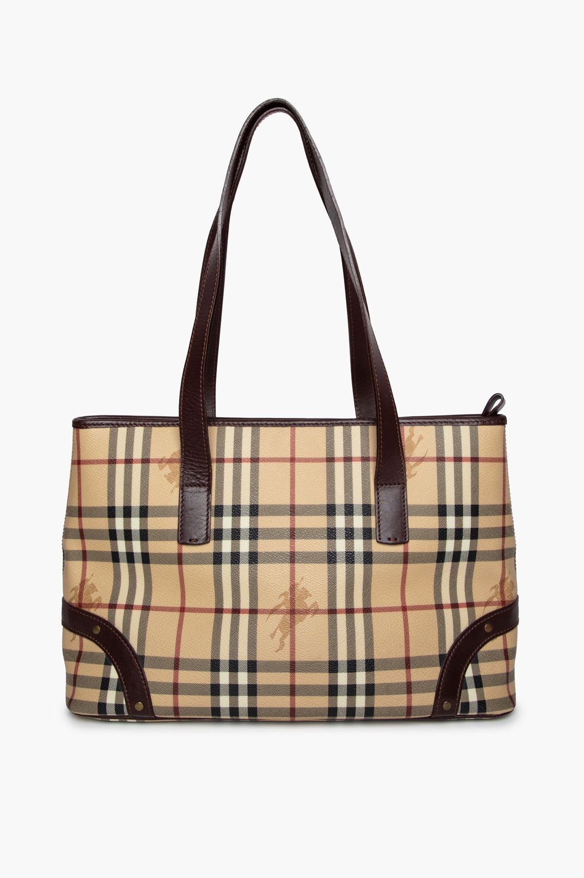 Burberry Haymarket Check Tote Bag