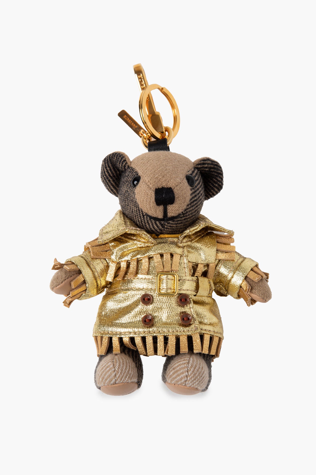Burberry Metallic Gold Trench Thomas Bear Charm