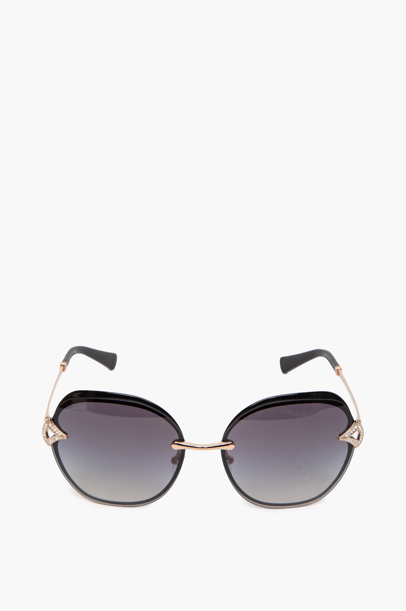 Bvlgari Divas Dream Square Metal Sunglasses