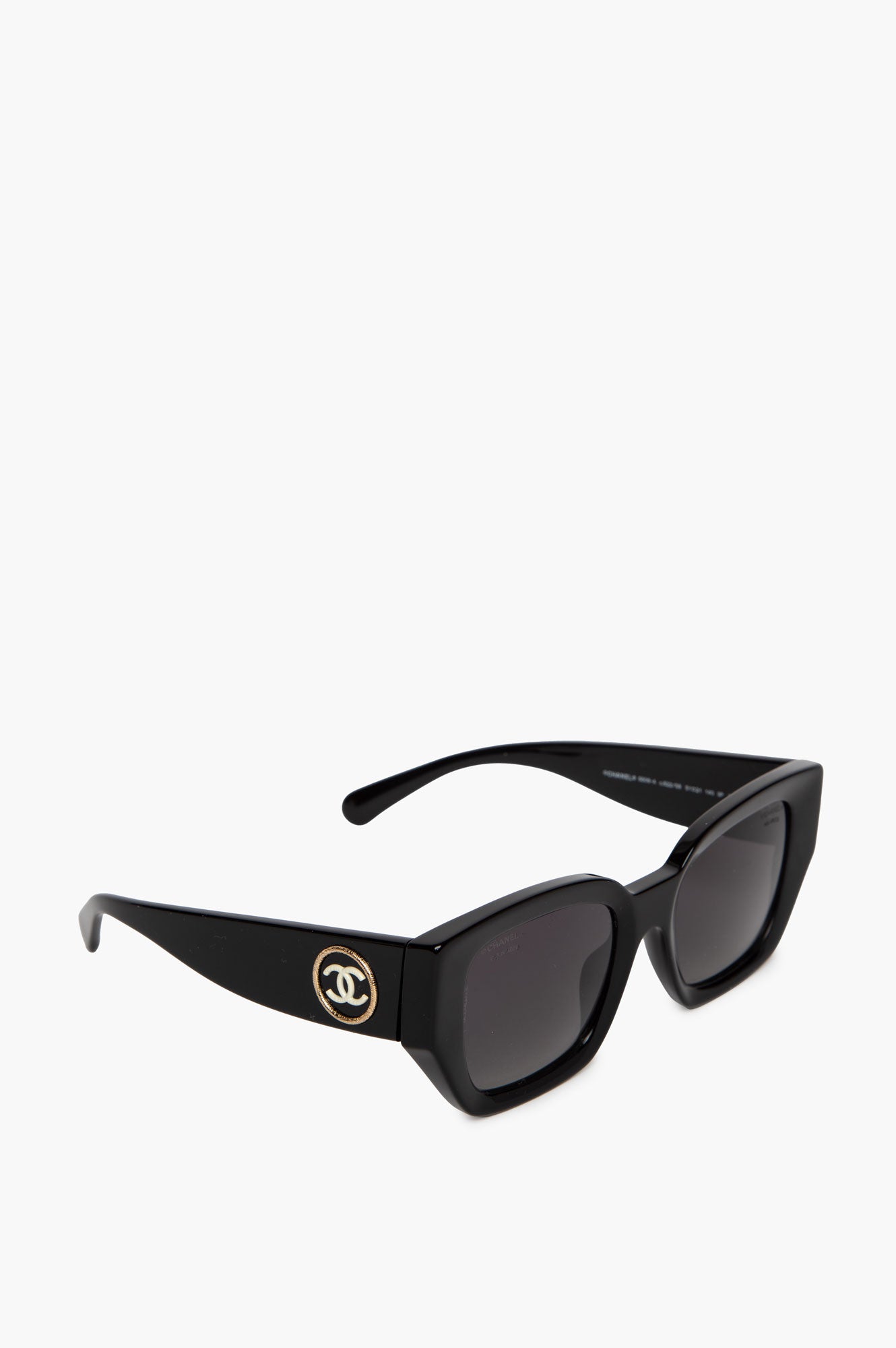 Chanel Gold CC 5506 Square Sunglasses