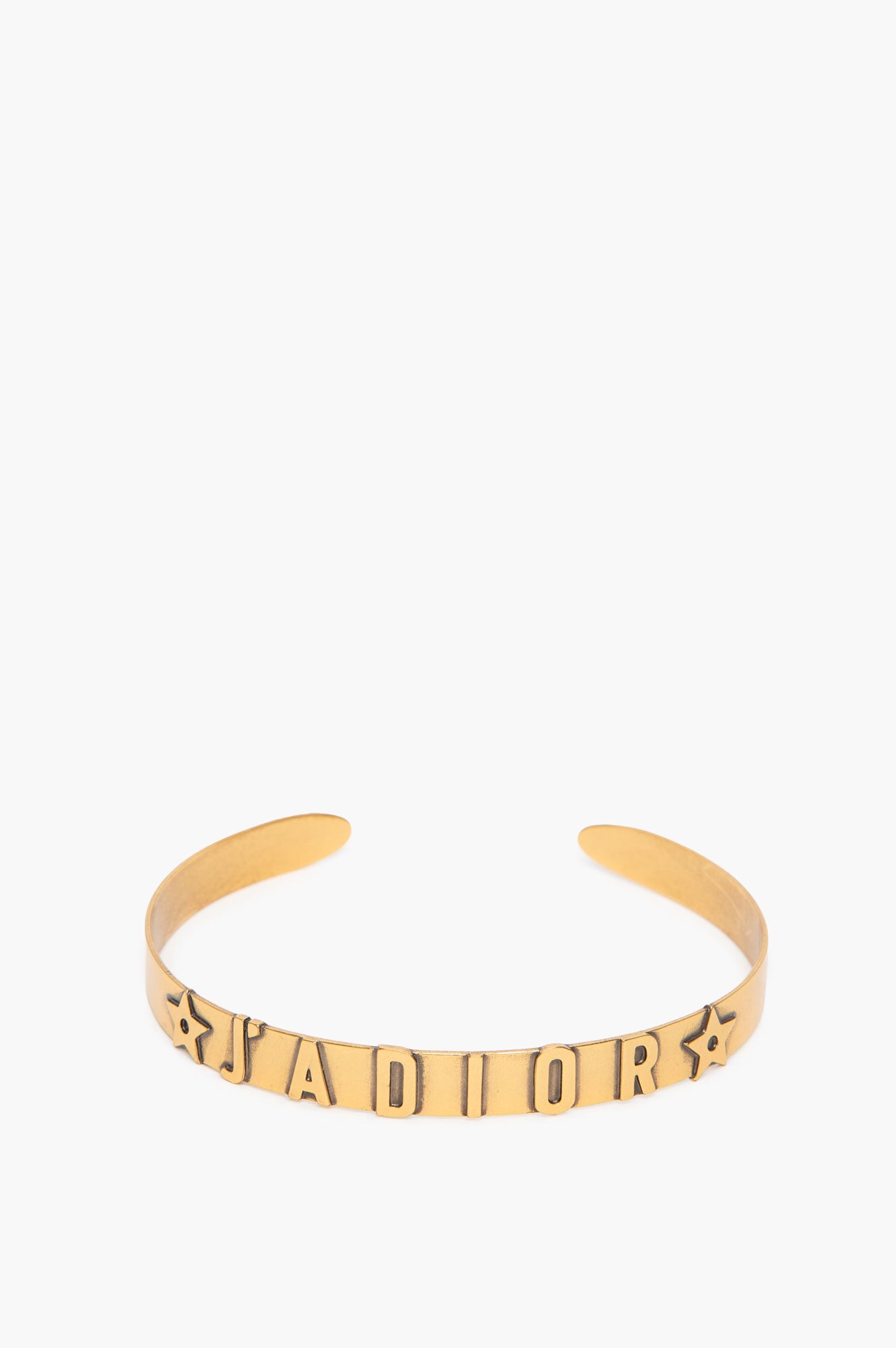 Christian Dior Burnished Gold-Tone Choker