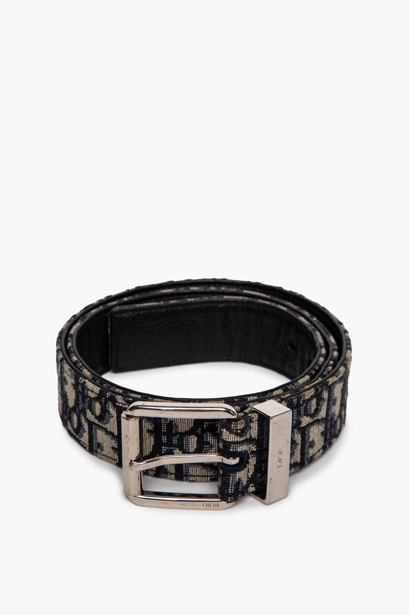 Christian Dior Oblique Jacquard 35mm Belt Size 90