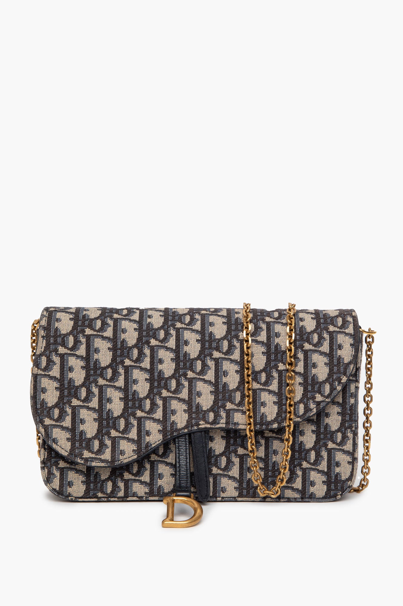 Christian Dior Oblique Saddle Medium Saddle Bag
