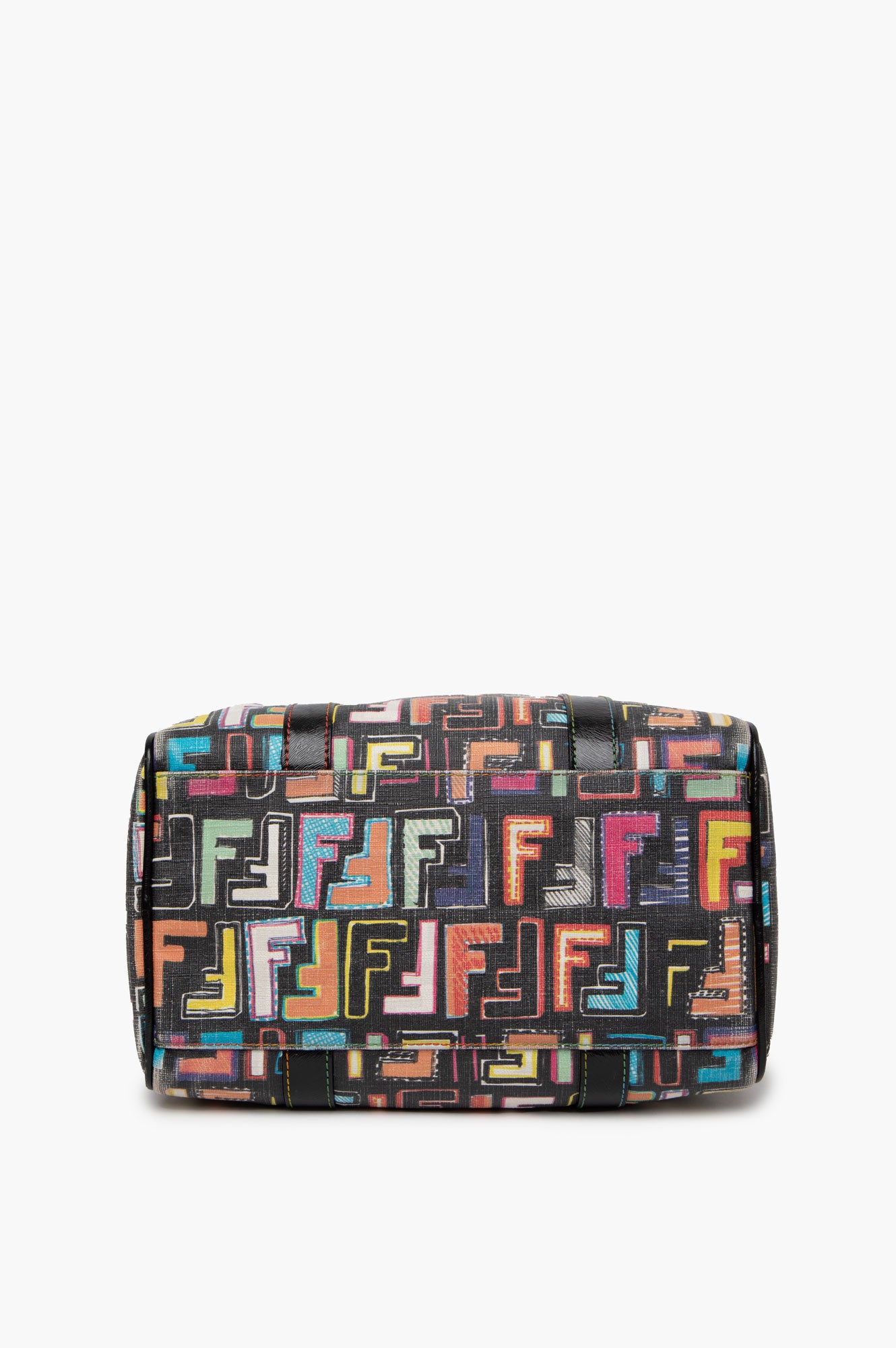 Fendi multicolor Rainbow Zucca Boston Bag