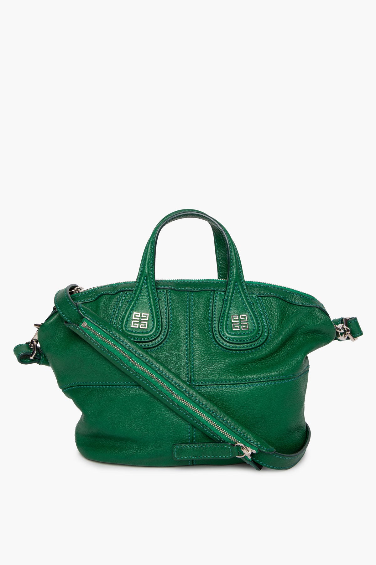 Givenchy Green Sugar Goatskin Micro Nightingale Bag