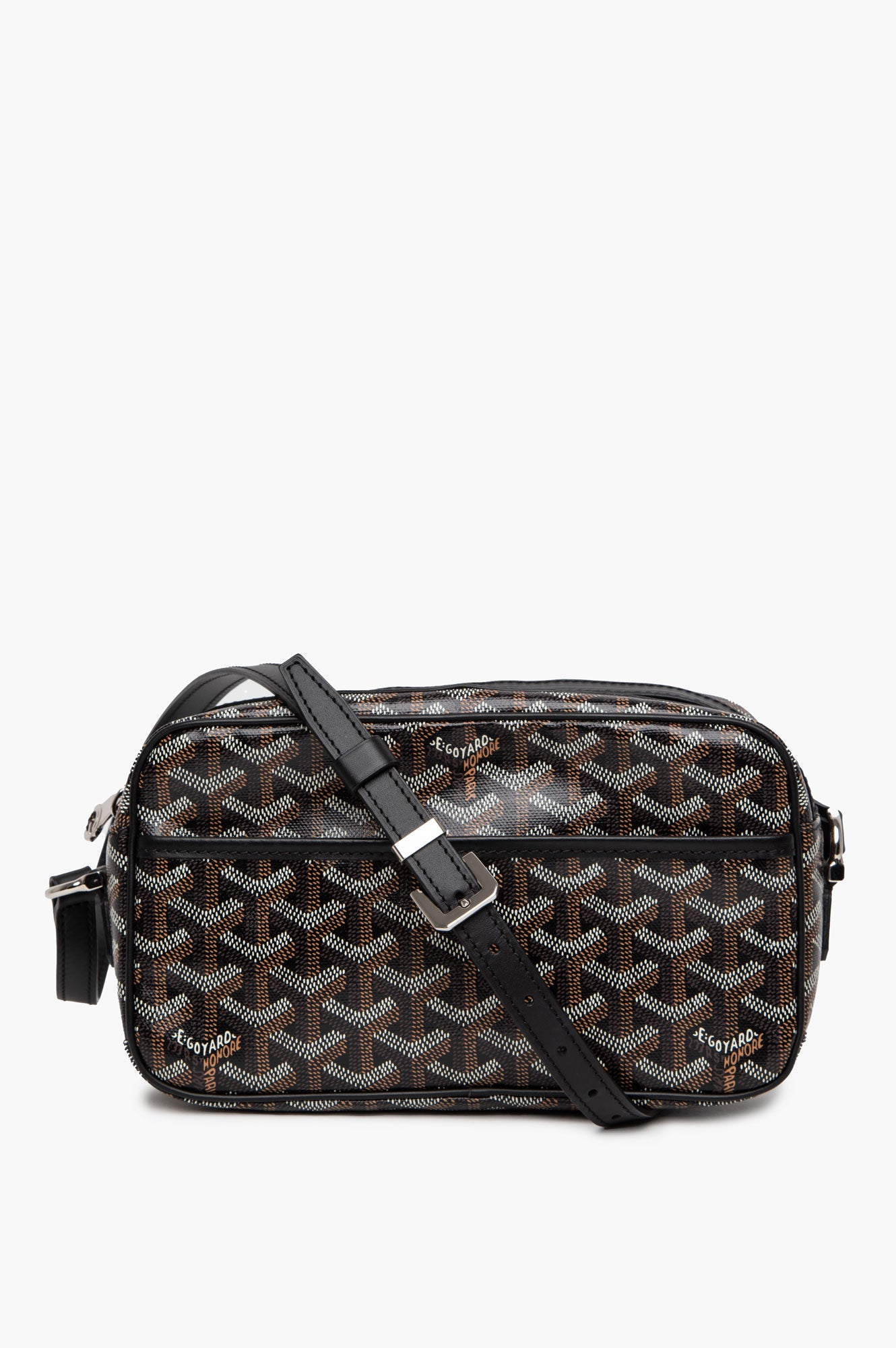 Goyard Black Goyardine Cap-Vert PM Bag