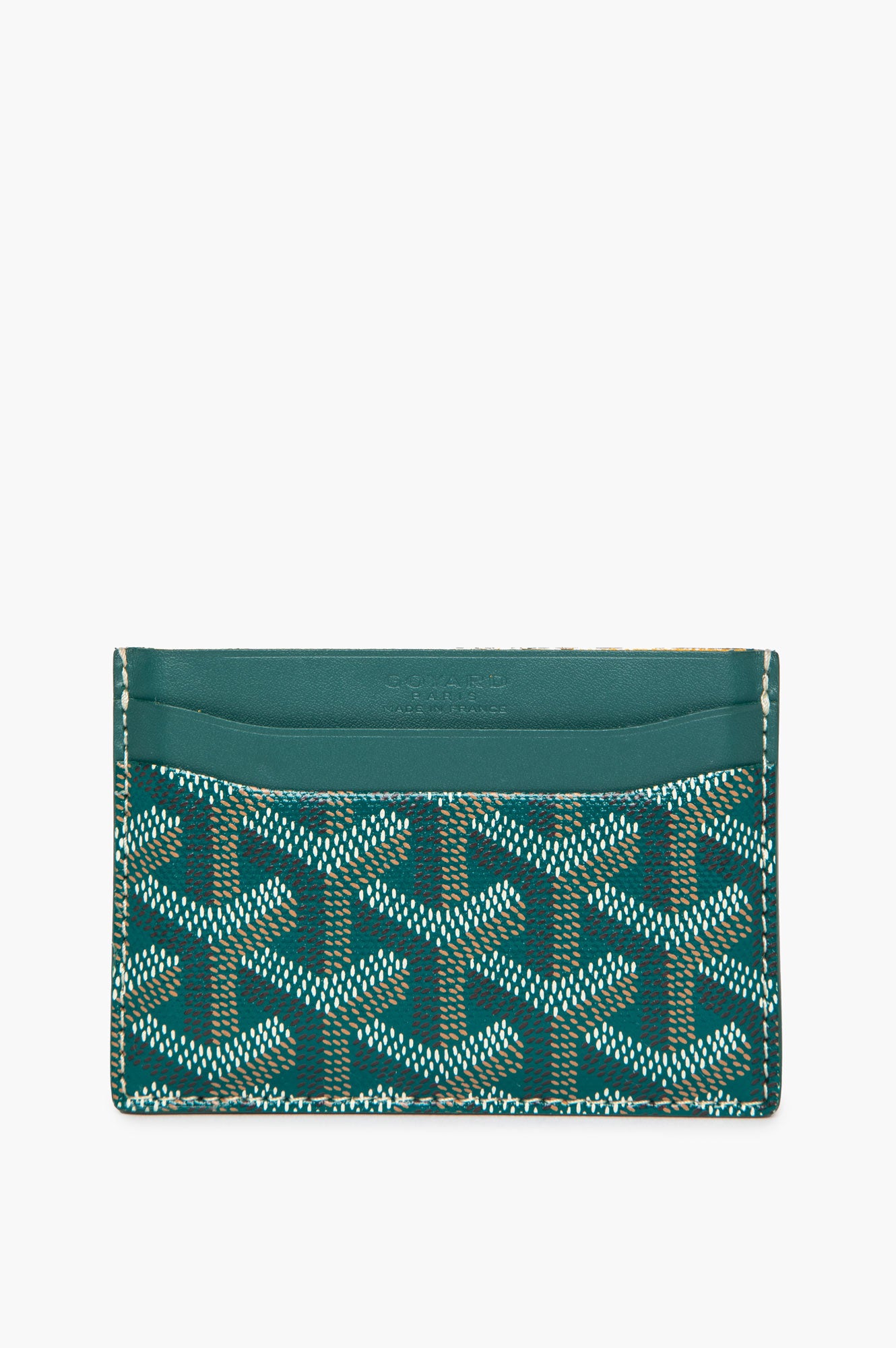Goyard Green Goyardine Saint-Sulpice Card Holder