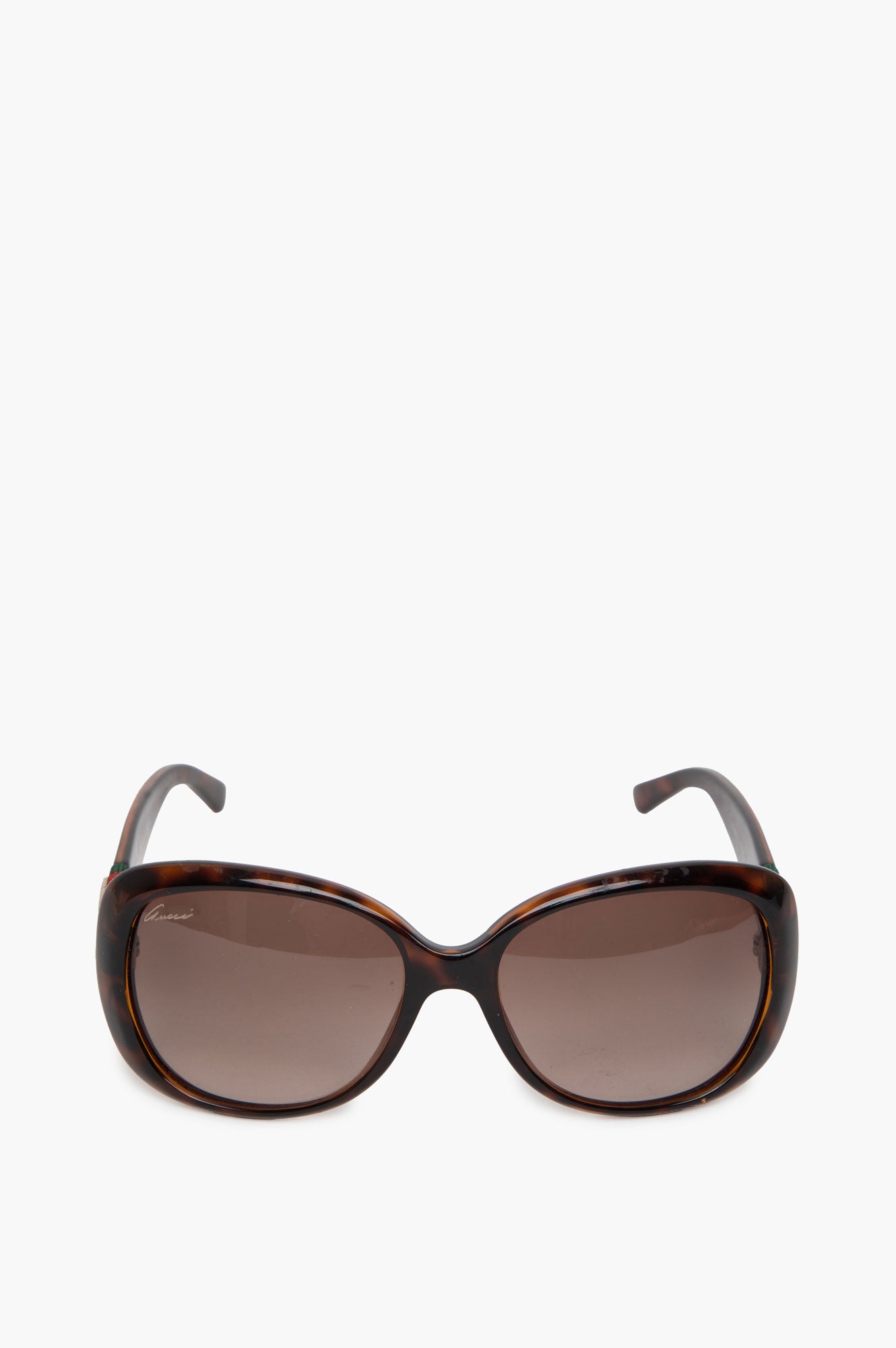Gucci Havana Brown Web Temple 3644/S Sunglasses