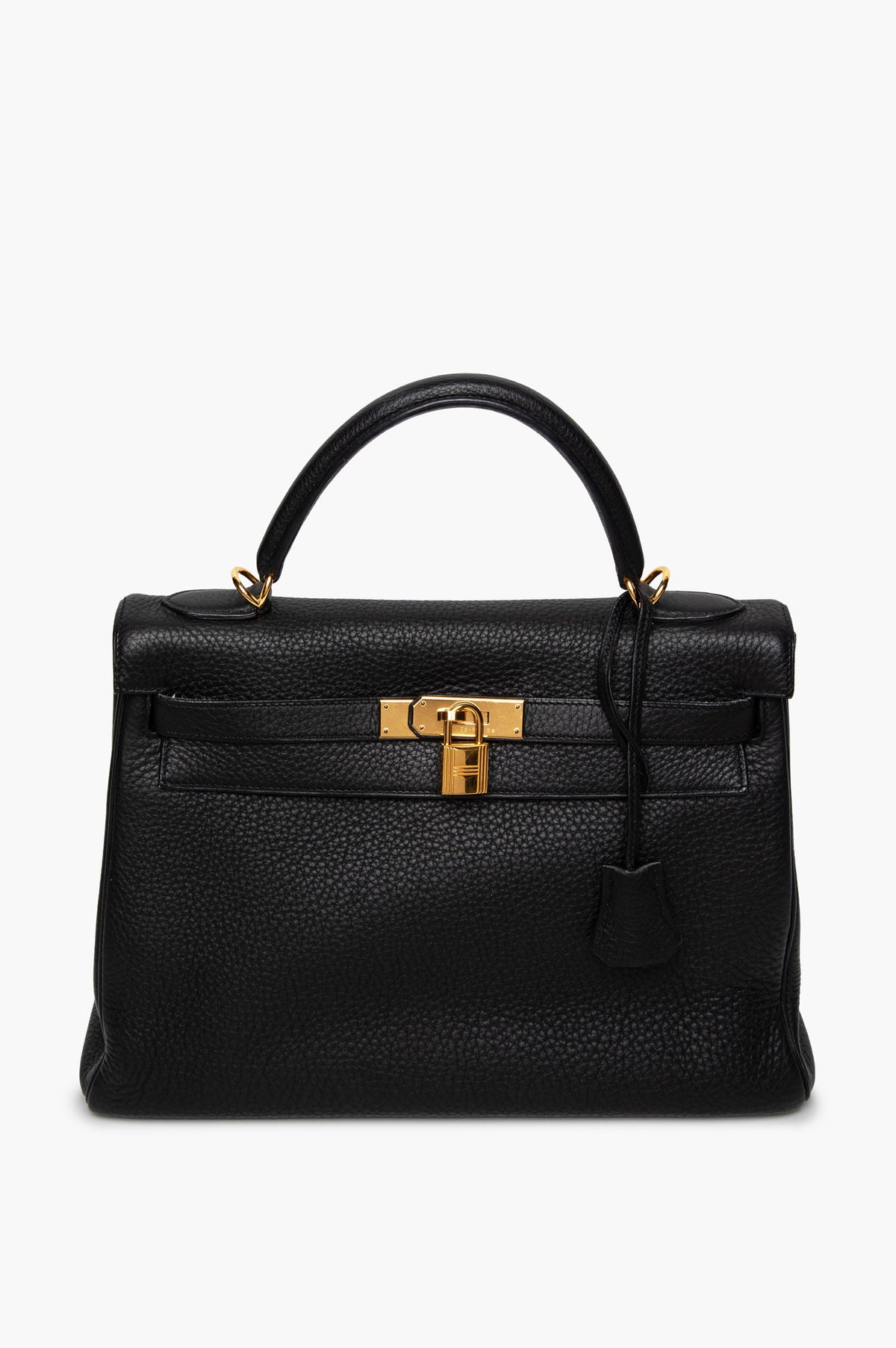Hermès Kelly 32 Black Togo Leather GHW