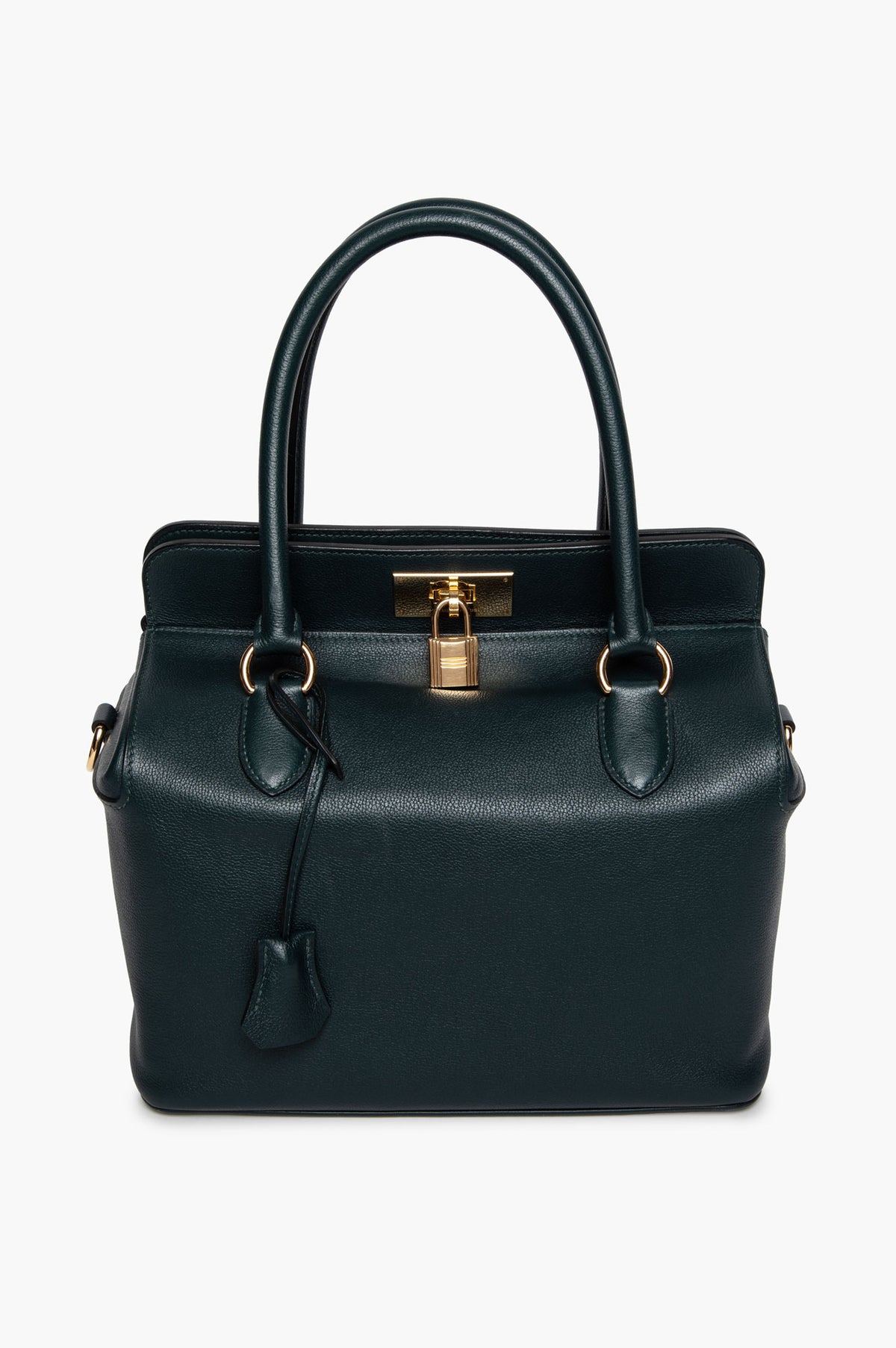 Hermès Vert Rousseau Toolbox 26 GHW