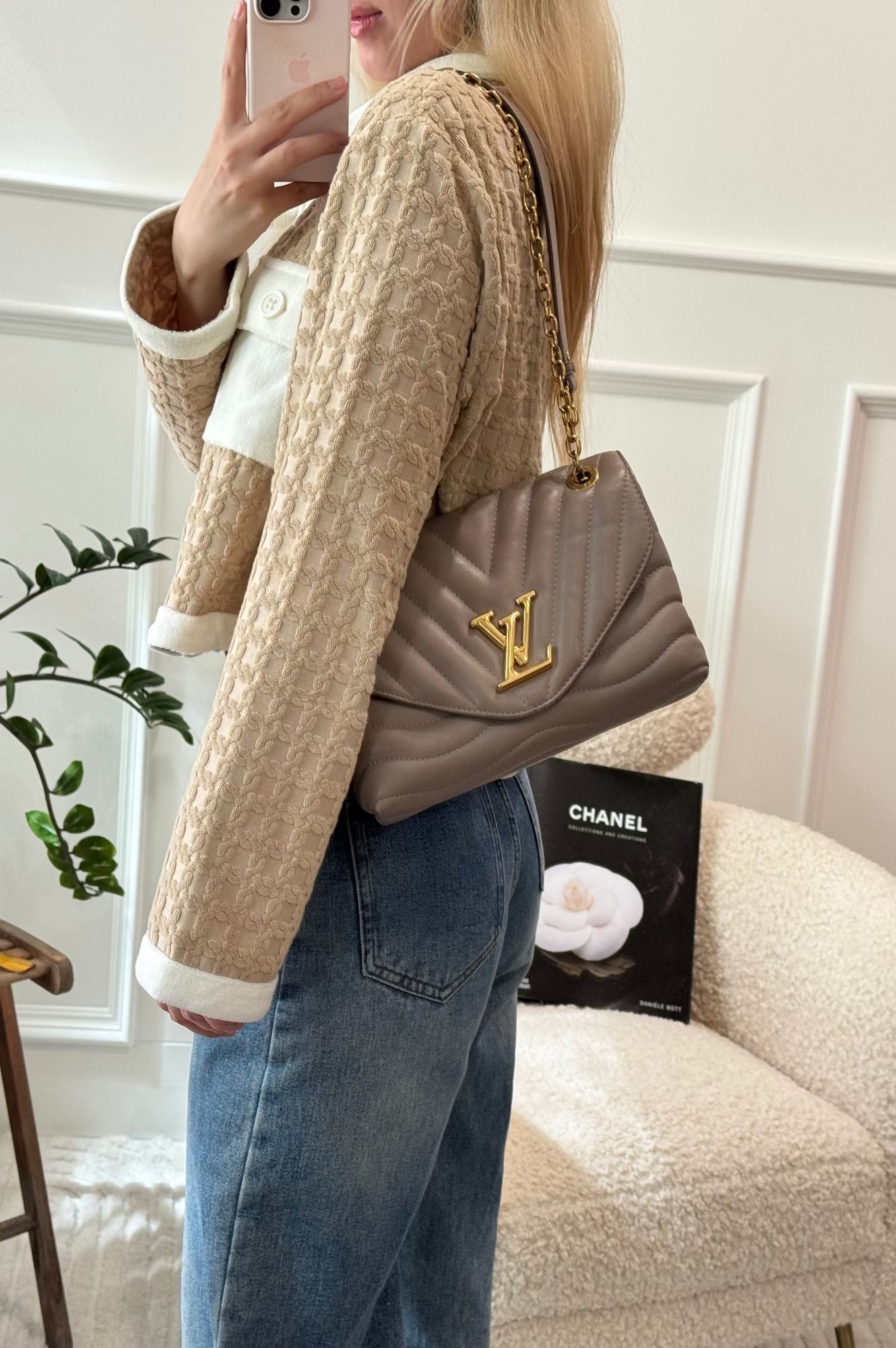 Louis Vuitton Brown New Wave Chain Bag