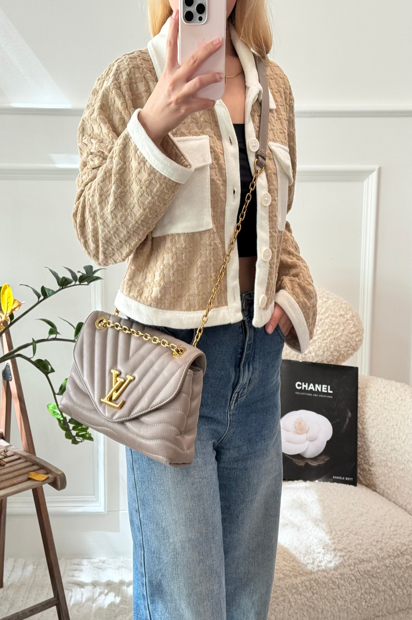 Louis Vuitton Brown New Wave Chain Bag