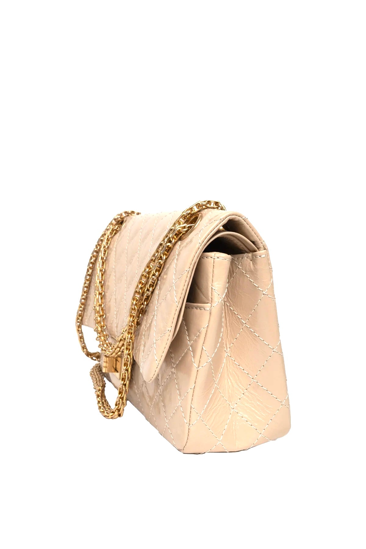 Chanel Small Beige 2.55 Reissue Double Flap Bag