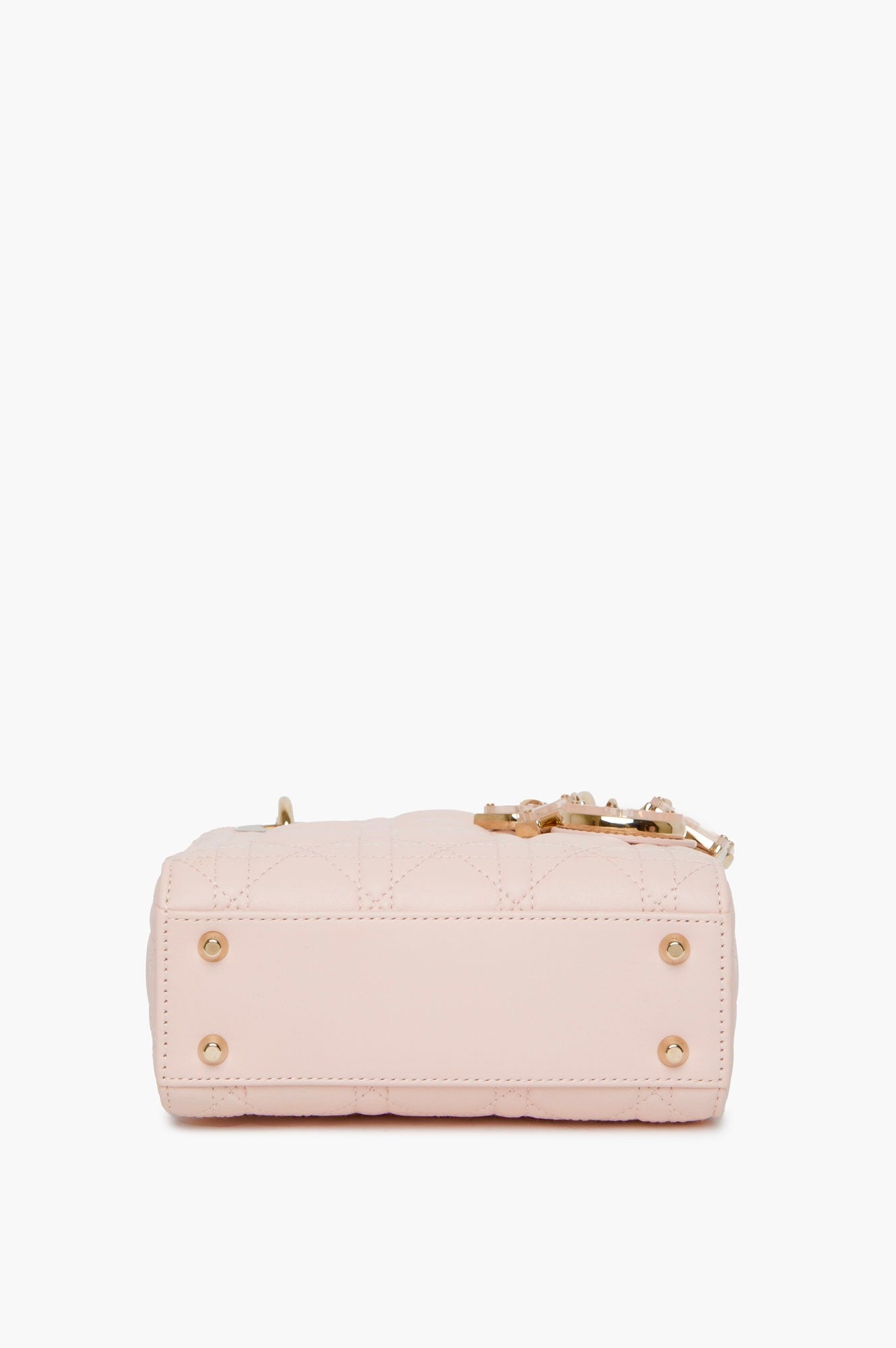 Christian Dior Pink Mini Lambskin Lady Dior Bag