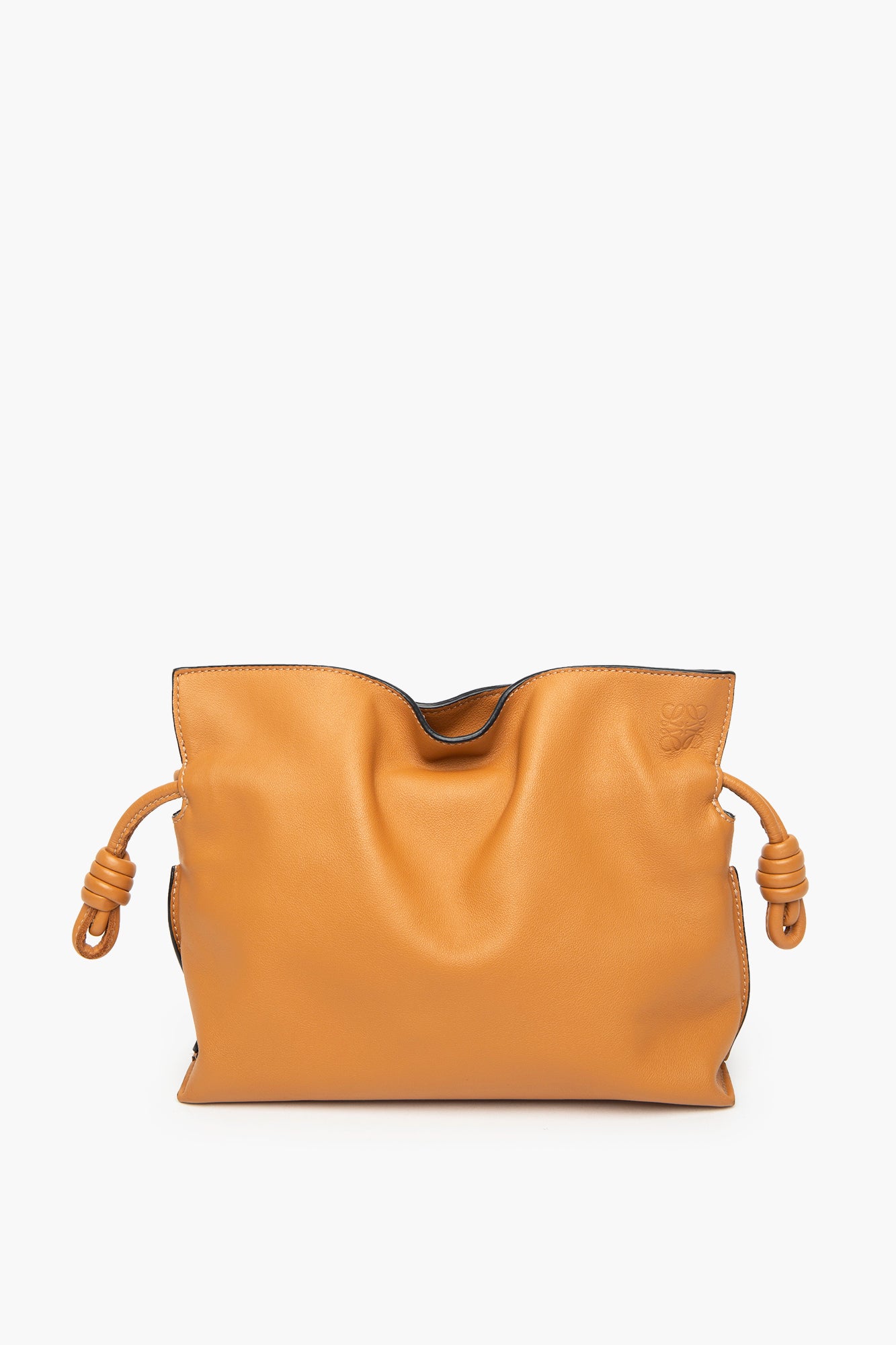 Loewe Tan Nappa Calfskin Mini Flamenco Bag