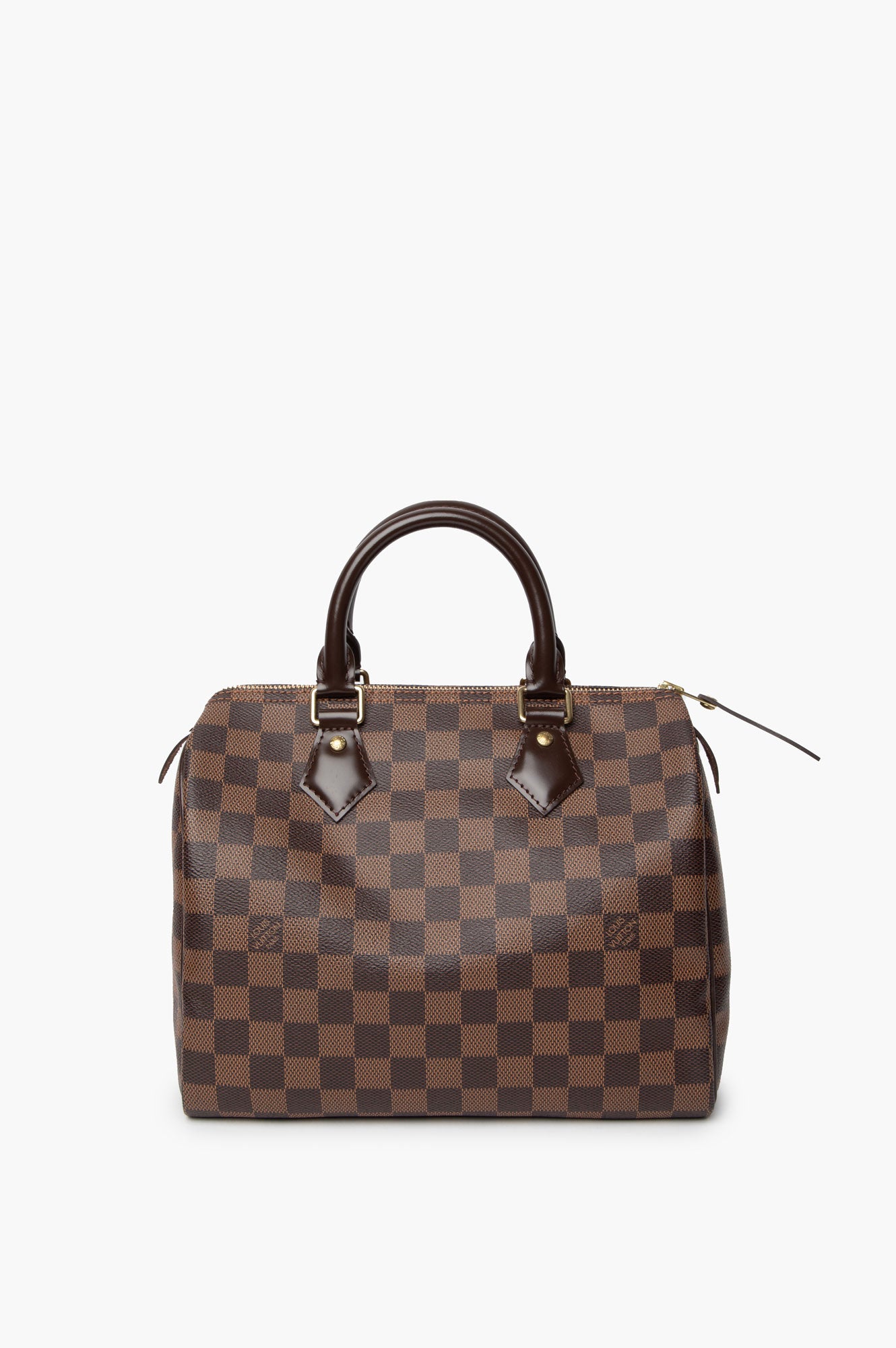Louis Vuitton 2016 Damier Ebene Speedy 25 Bag