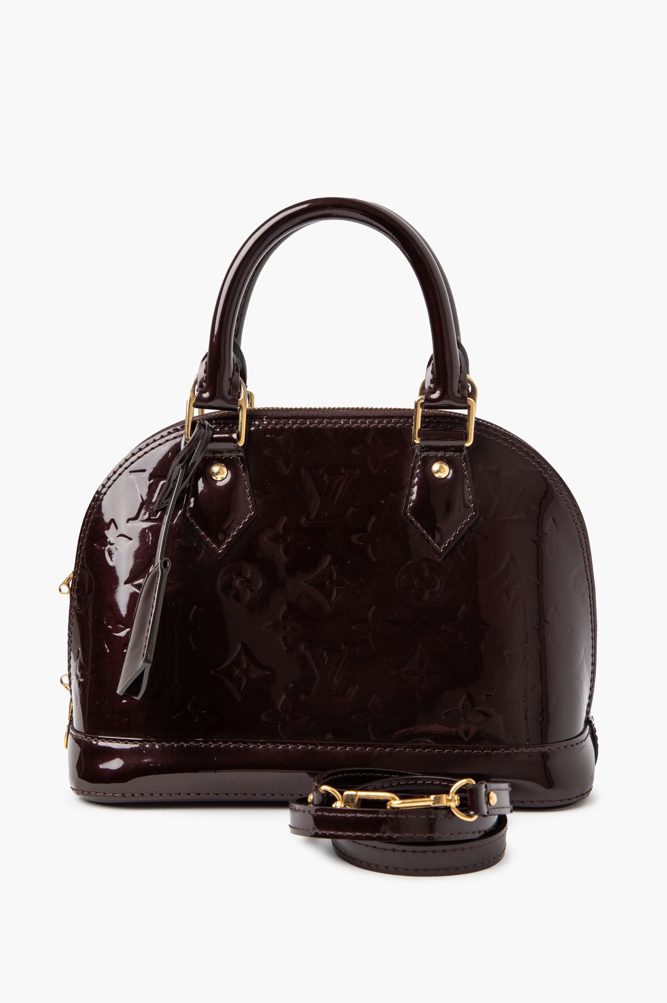 Louis Vuitton Amarante Vernis Alma BB