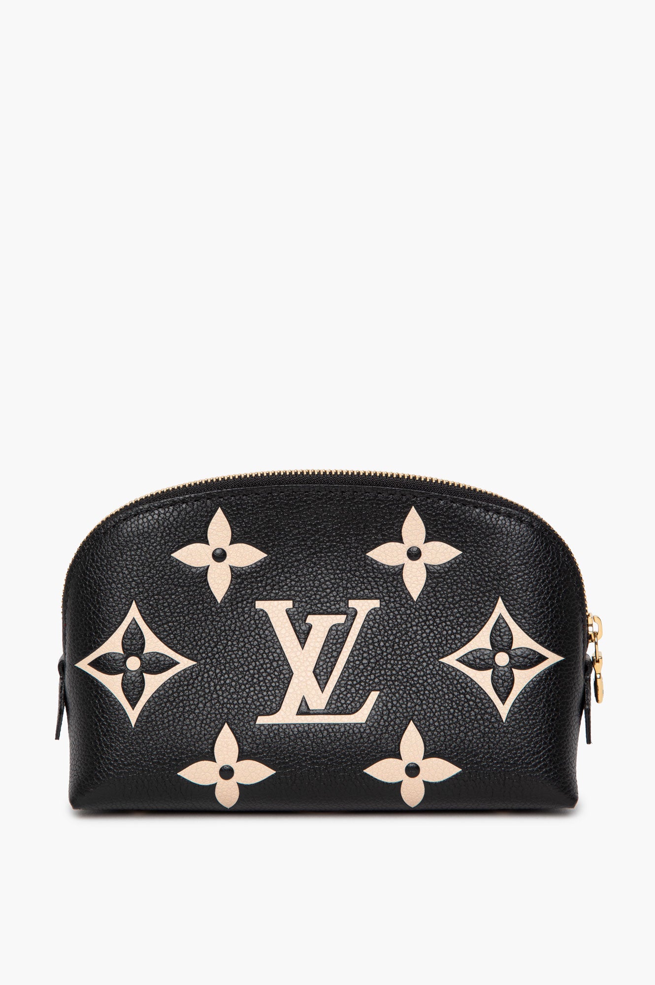 Louis Vuitton Black Empreinte Cosmetic Pouch