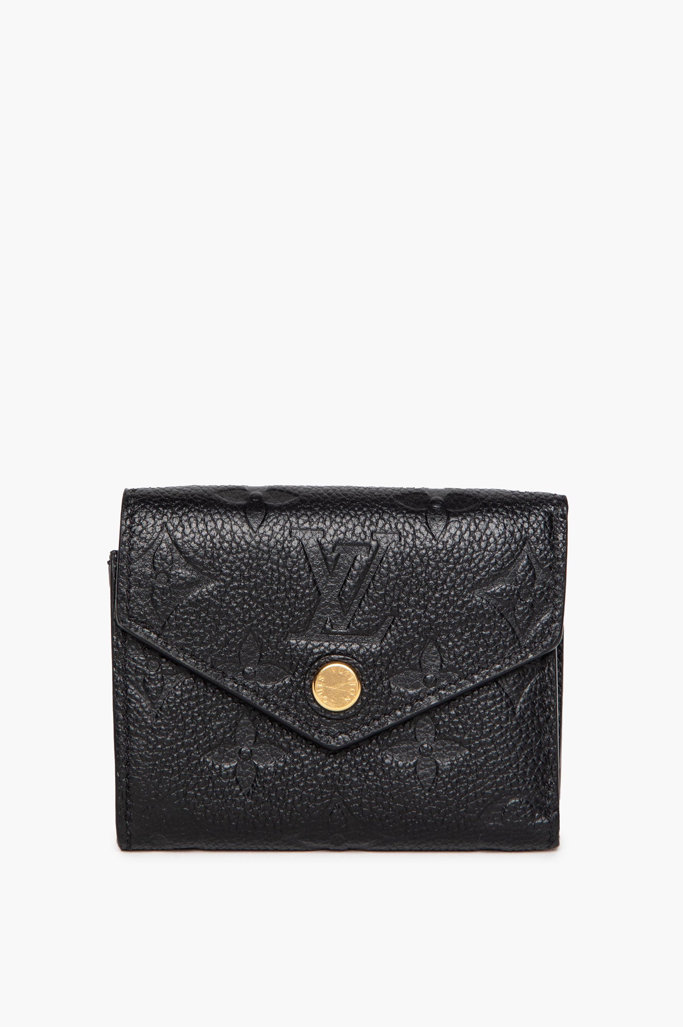 Louis Vuitton Black Monogram Empreinte Zoe Wallet