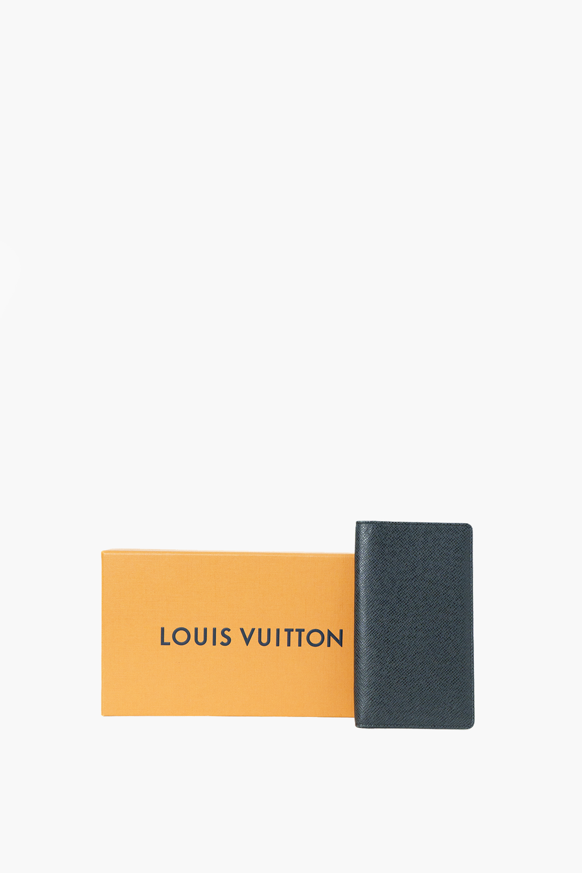 Louis Vuitton Black Taiga Bifold Long Wallet