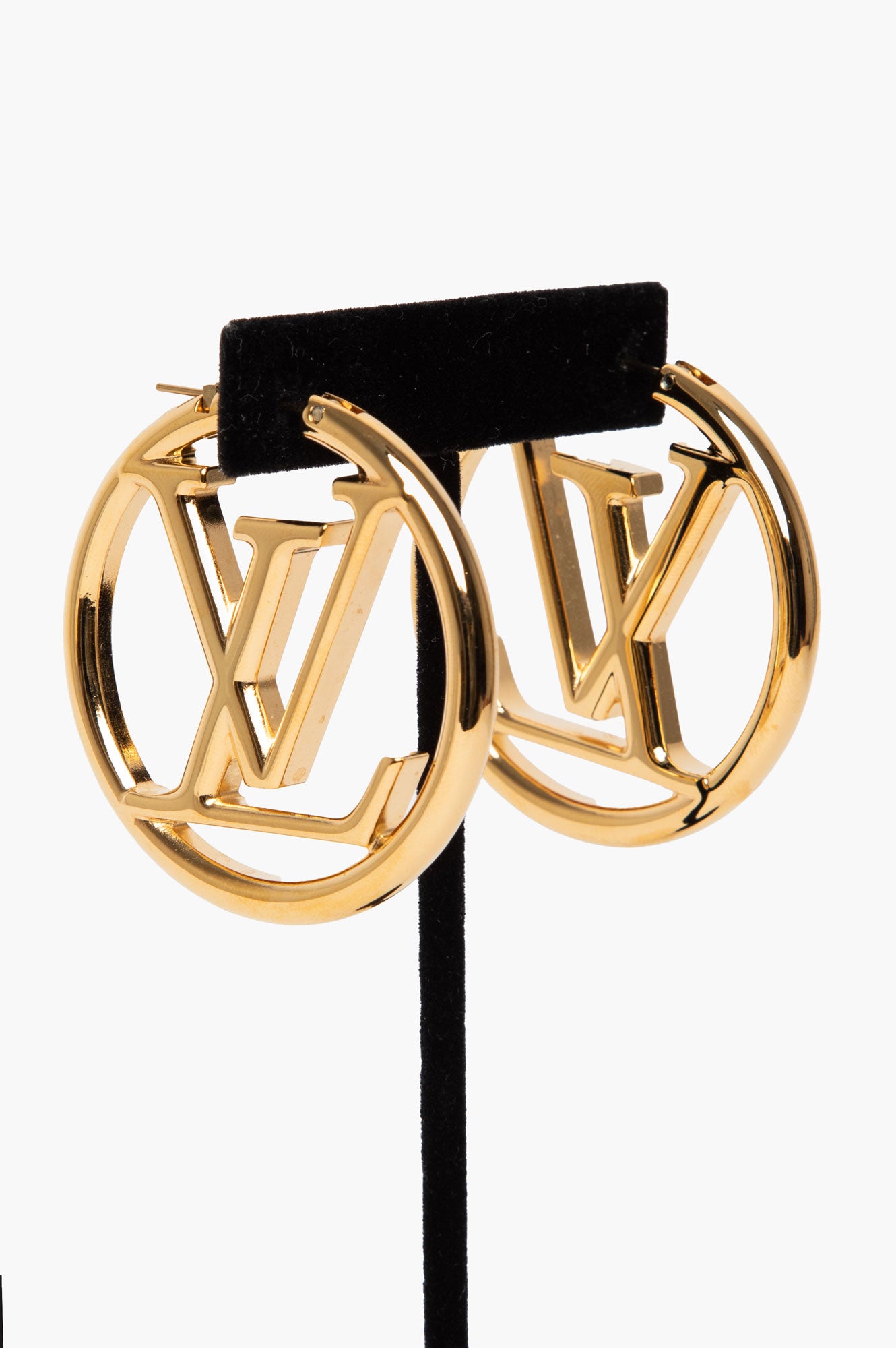 Louis Vuitton GM Louise Hoop Earrings