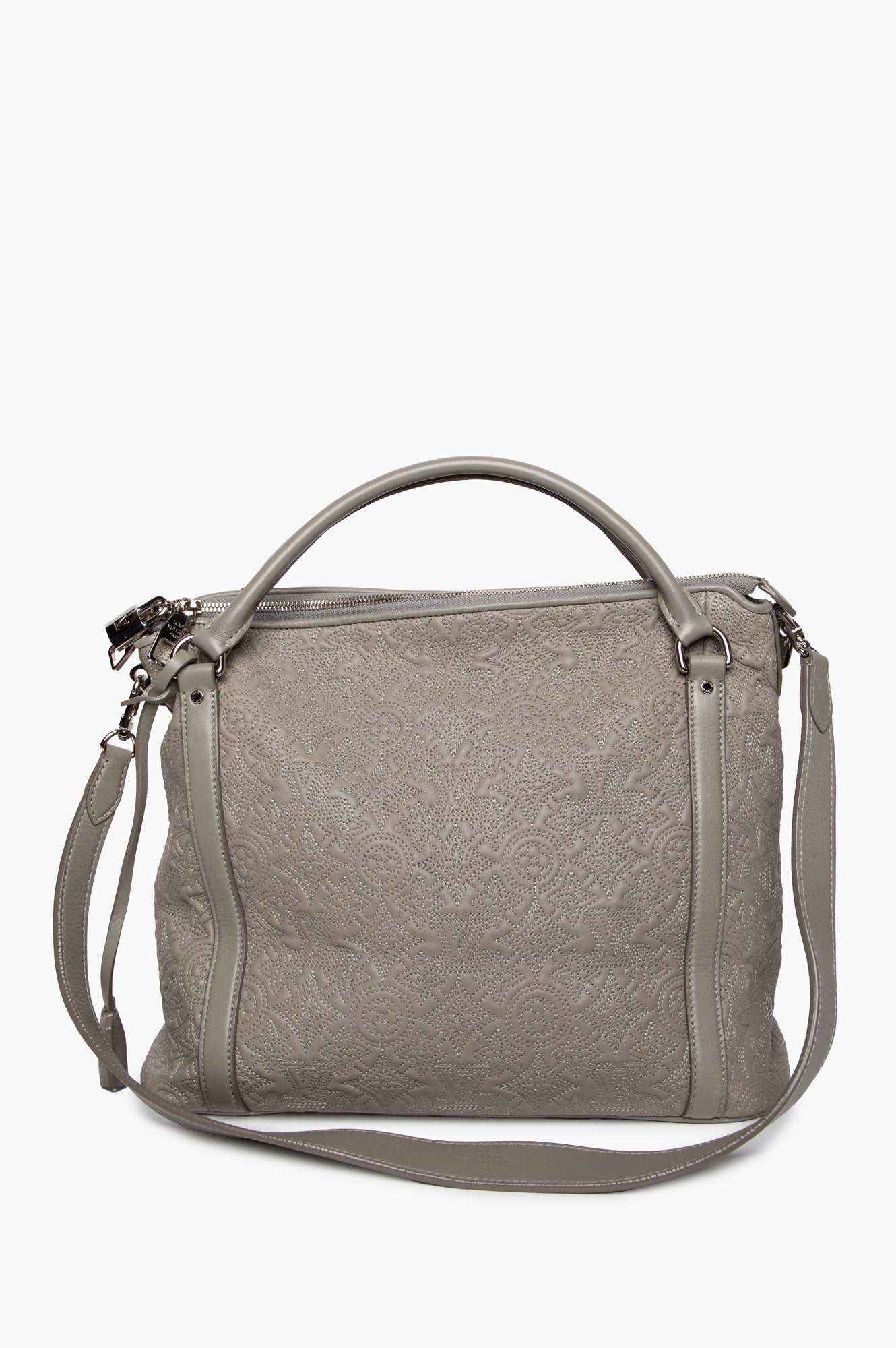 Louis Vuitton Gris Lambskin Tasche Antheia Ixia MM Bag