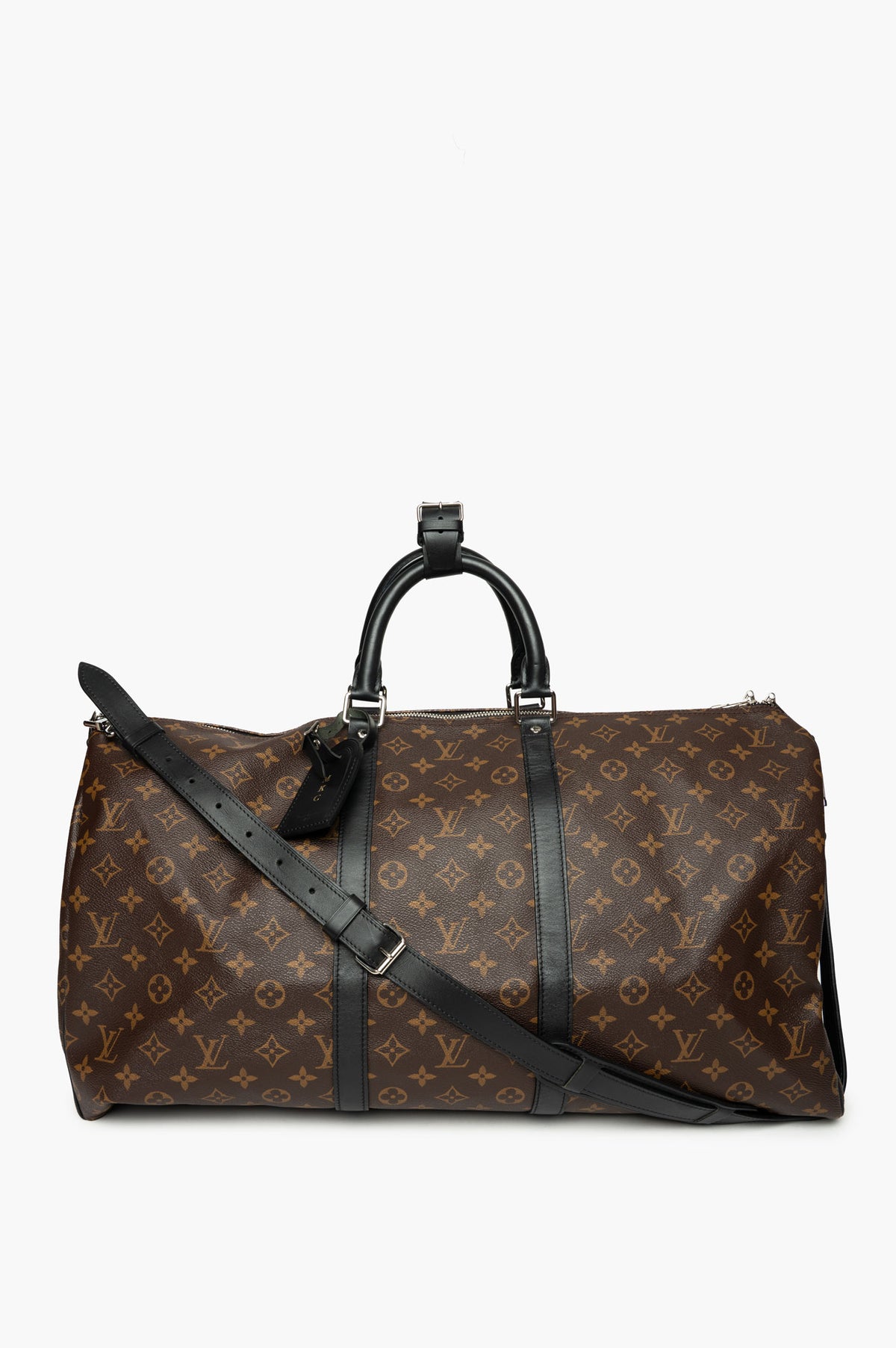 Louis Vuitton Monogram Macassar Keepall Boundoulière 55