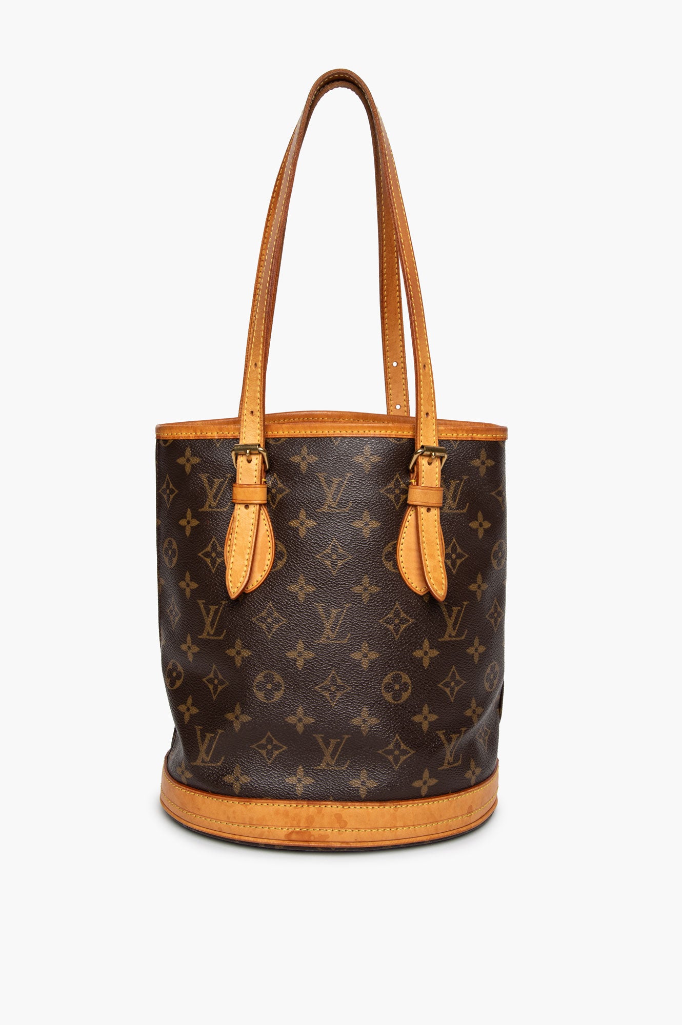 Louis Vuitton Monogram Petit Bucket PM Shoulder Bag
