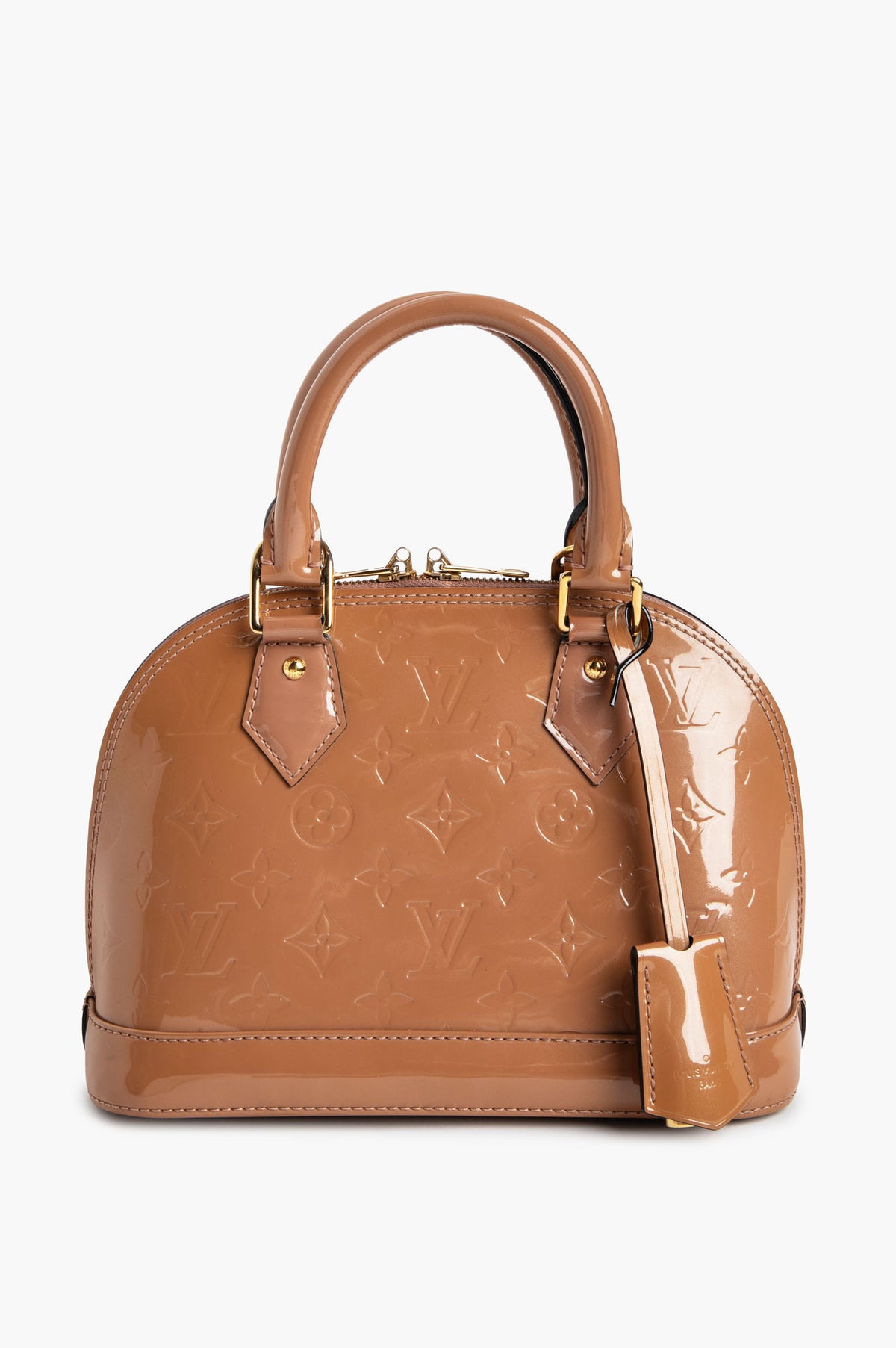 Louis Vuitton Noisette Monogram Vernis Alma BB Bag