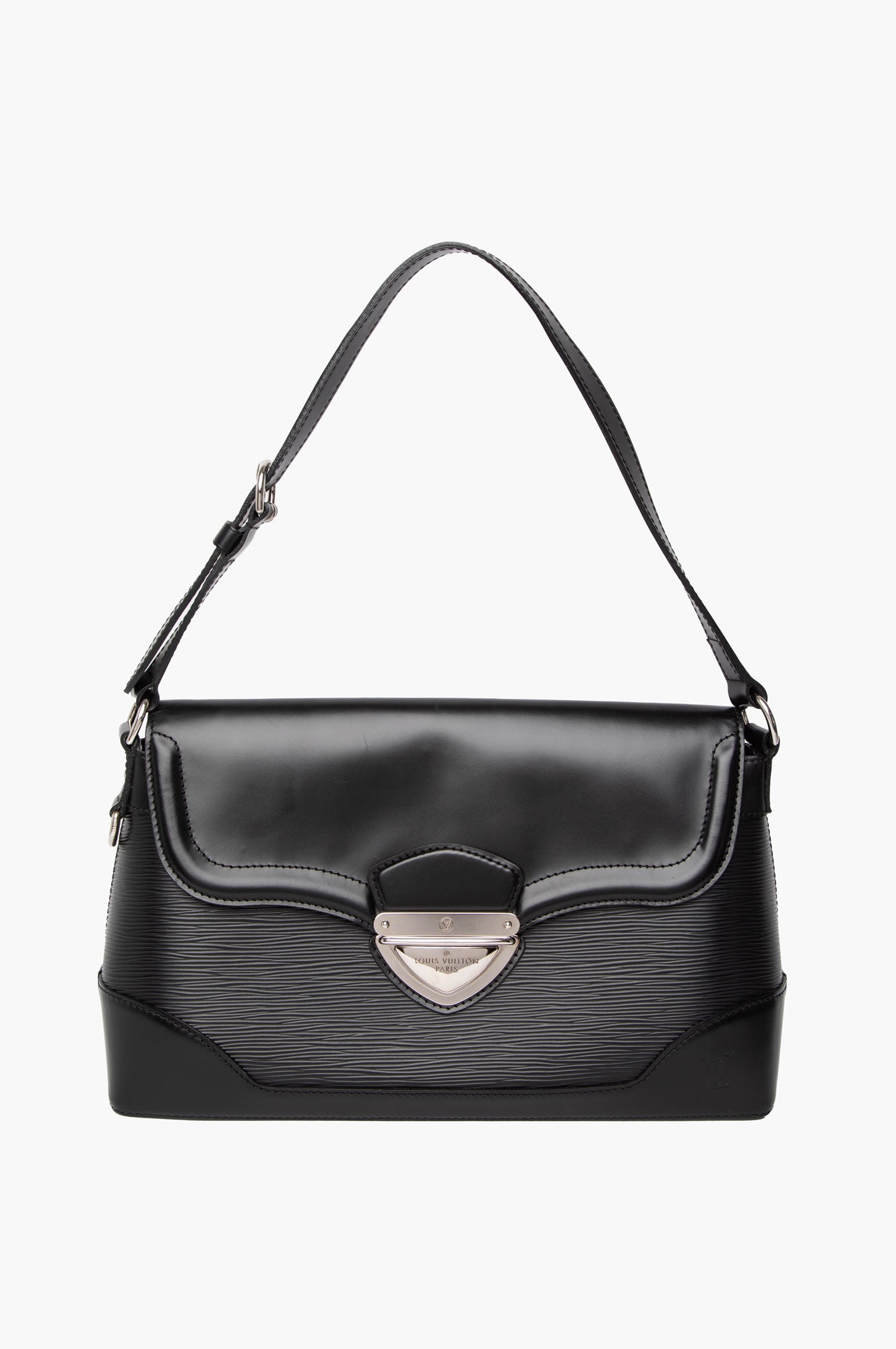 Louis Vutton Black Epi Bagatelle PM Shoulder Bag