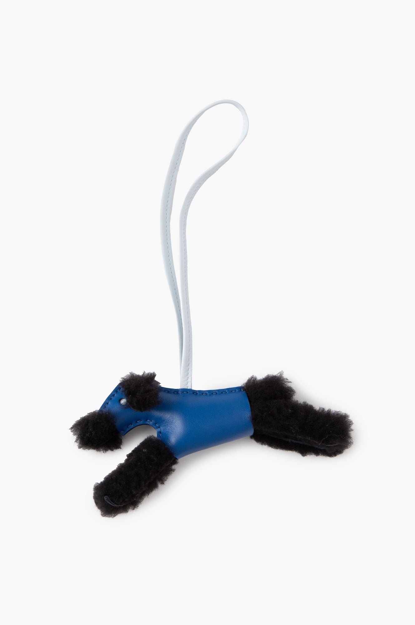 Hermes Blue Black Budy Charm