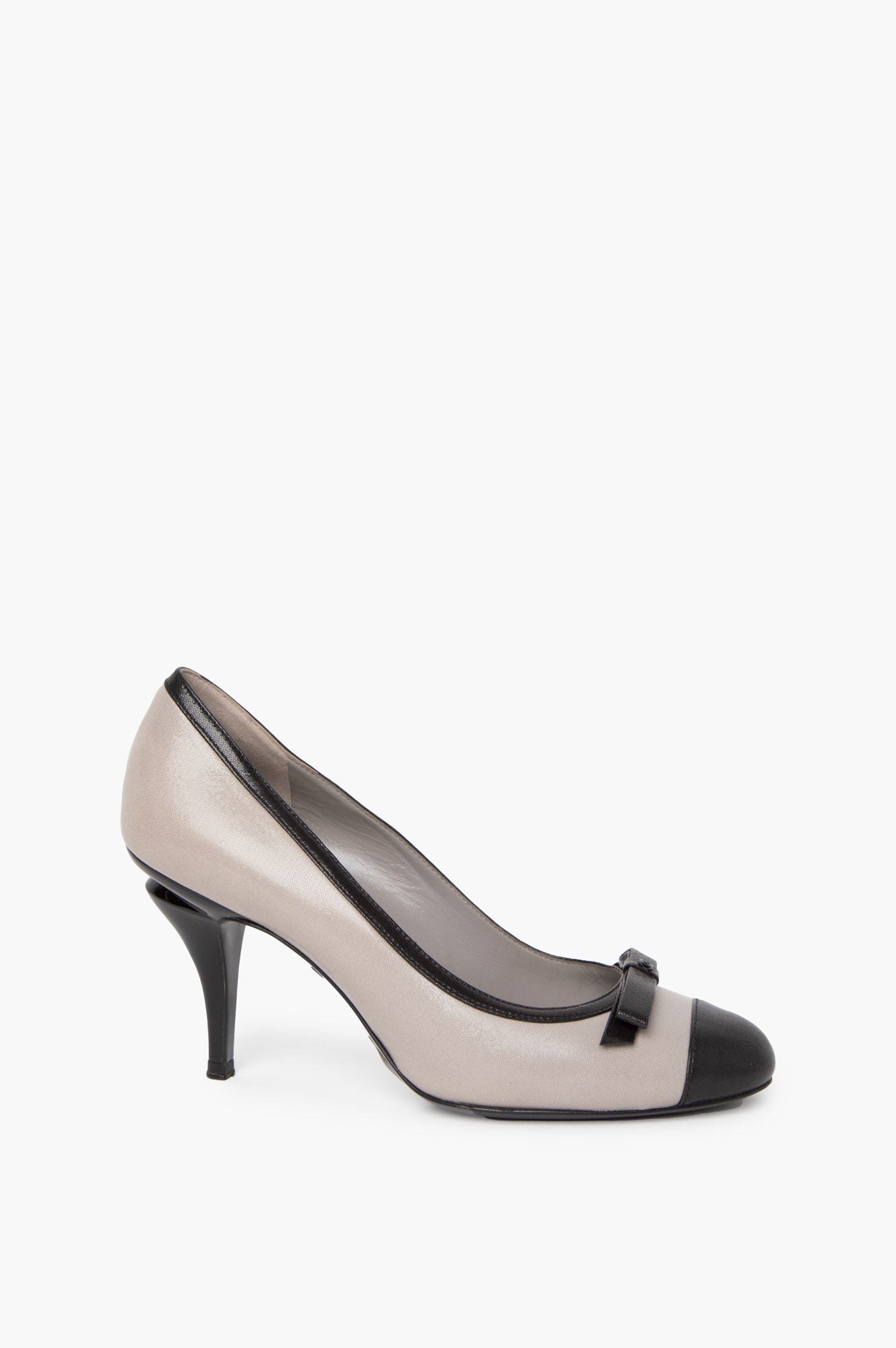 Chanel Grey Patent Pumps Size 37