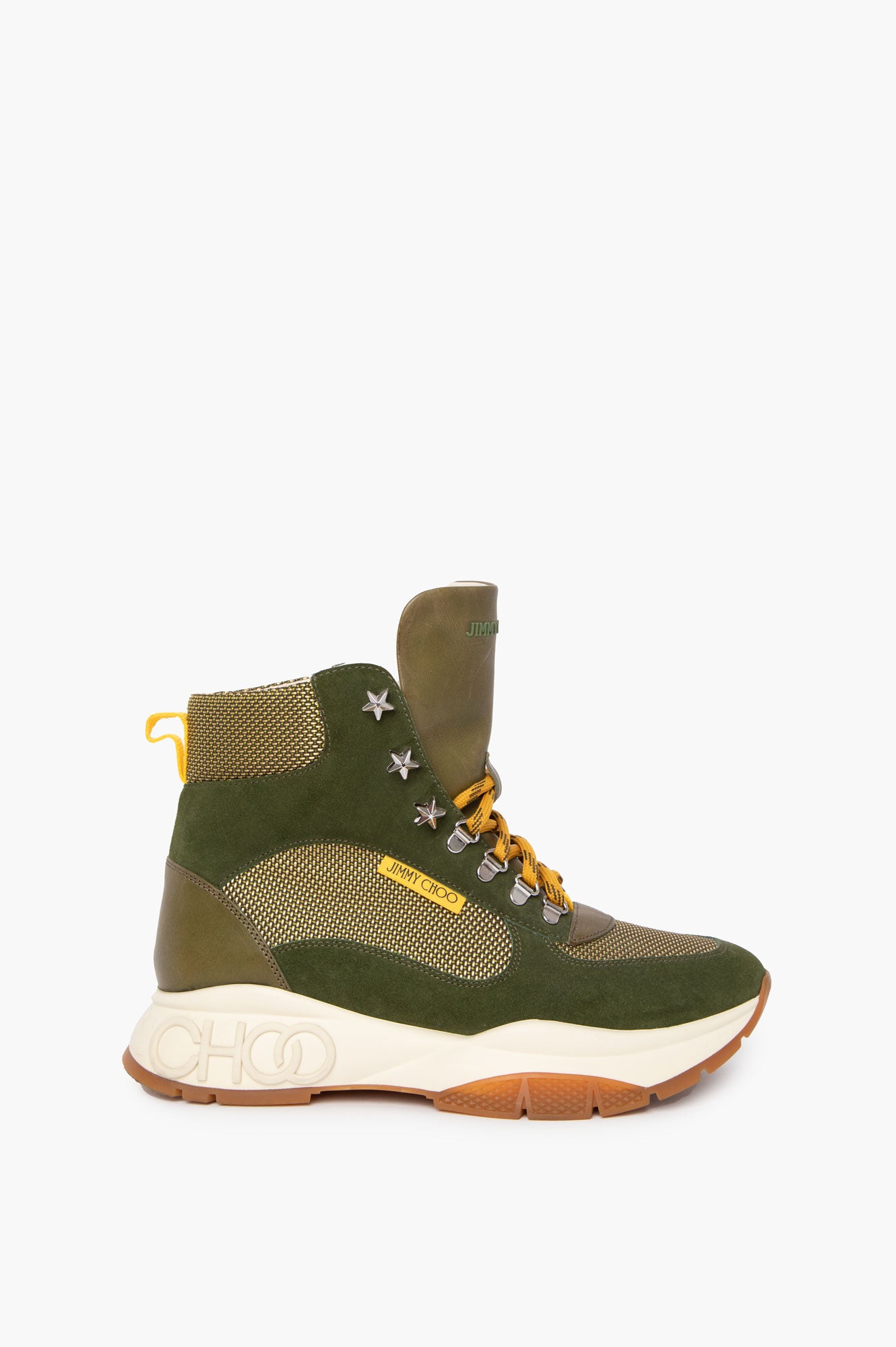 Jimmy Choo Green High-top Boots Size 40