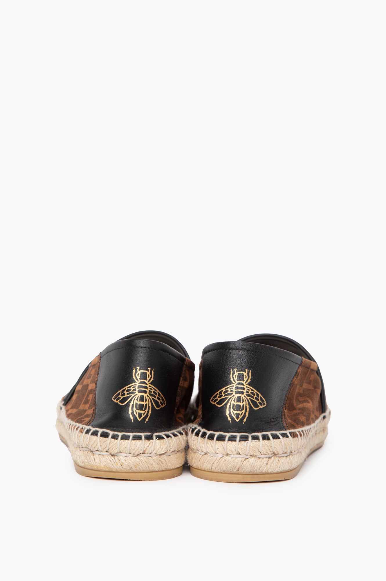 Gucci Brown Monogram Suede Loafer Size 6