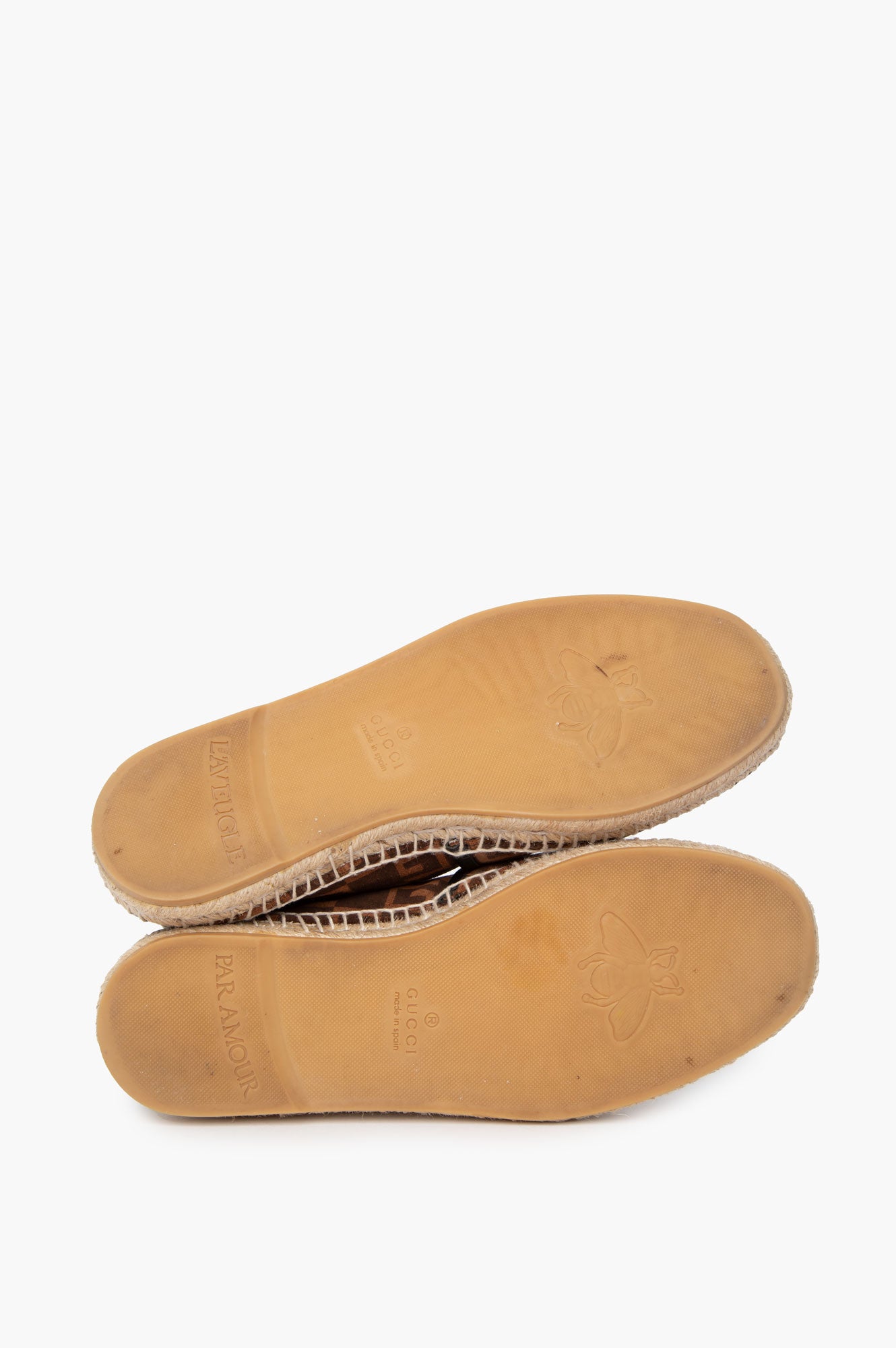 Gucci Brown Monogram Suede Loafer Size 6