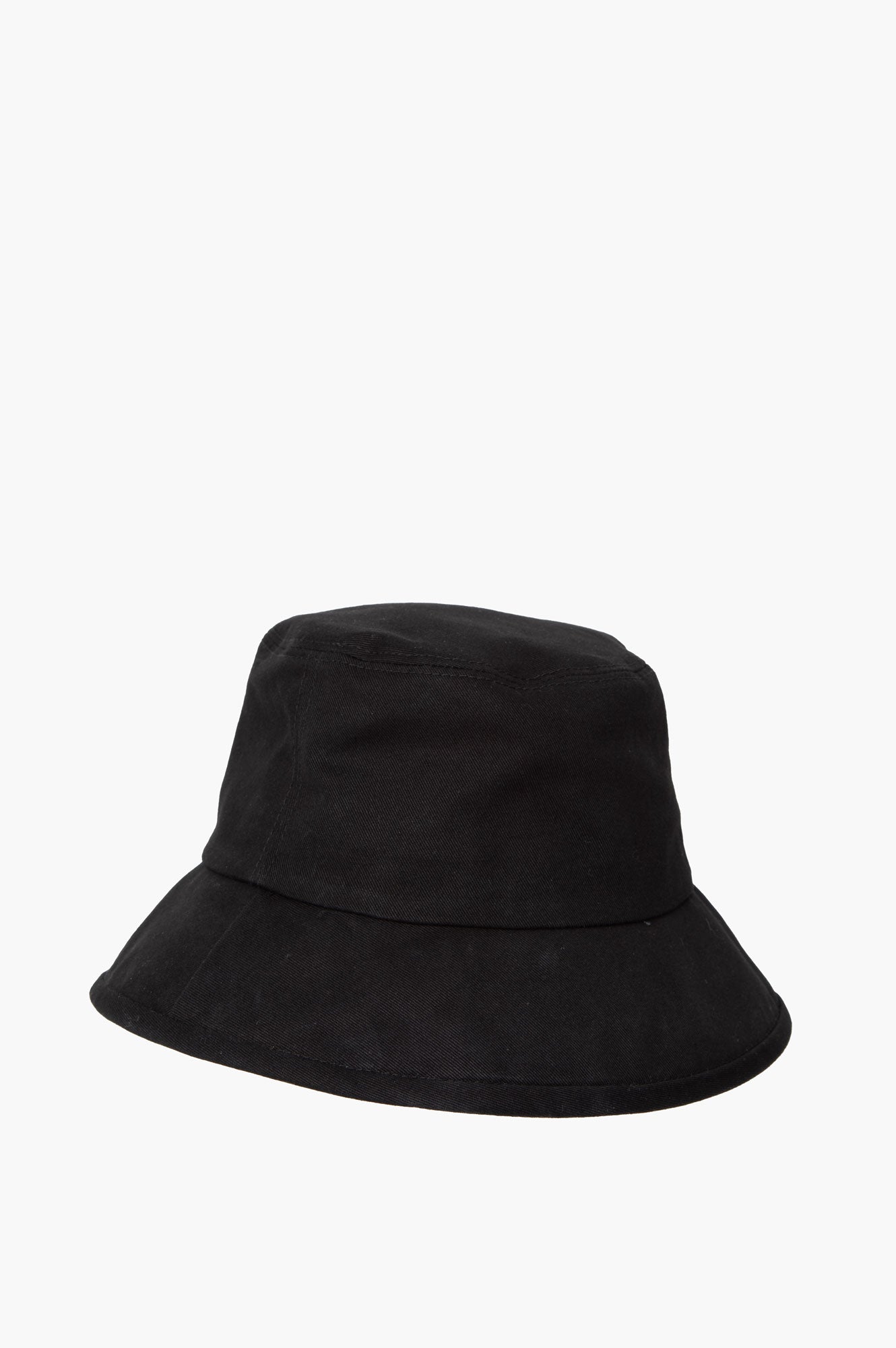 Gucci Black Cotton Logo Bucket Hat Size Medium