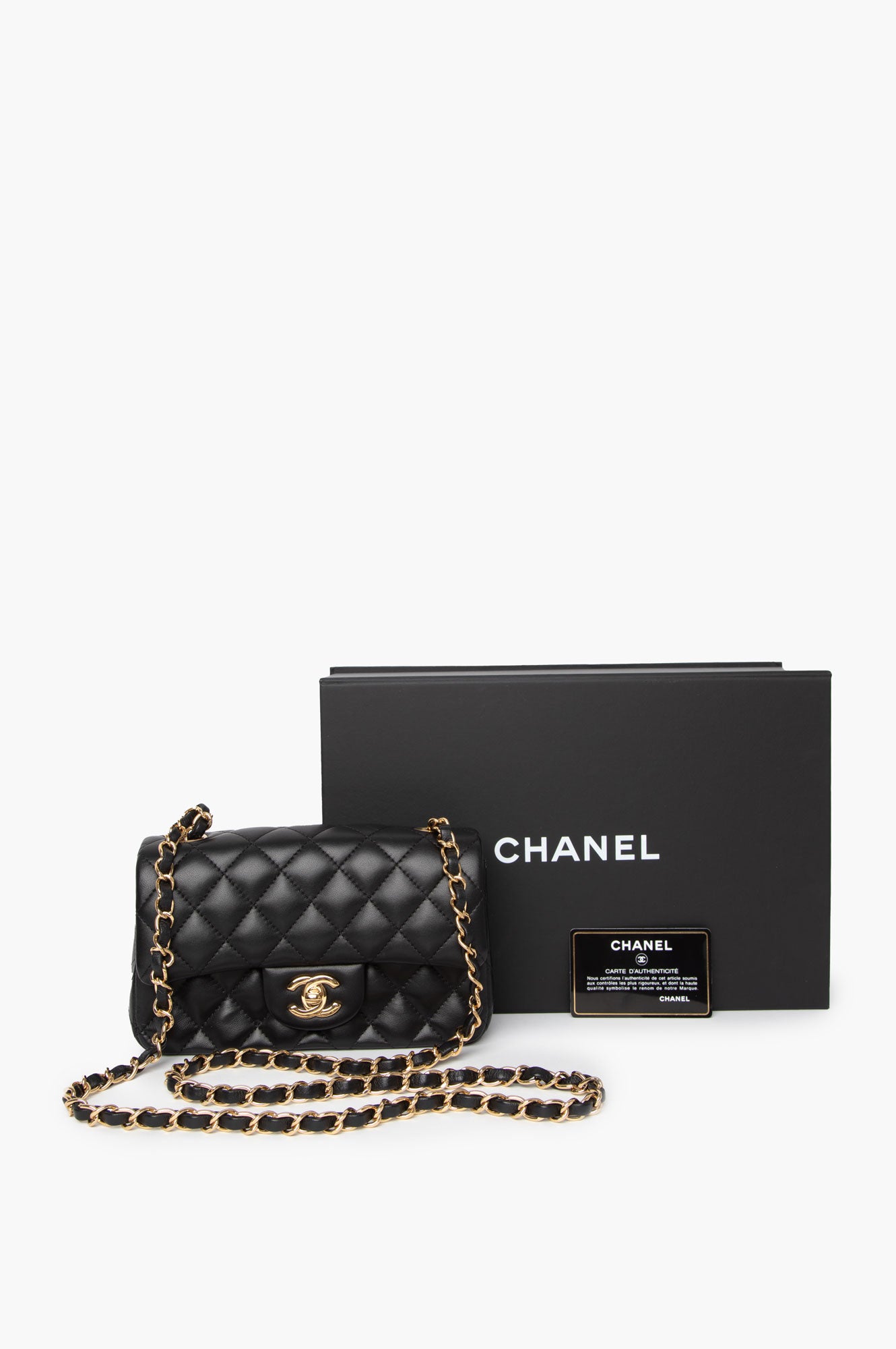Chanel 2016 Classic Mini Rectangle Flap Bag