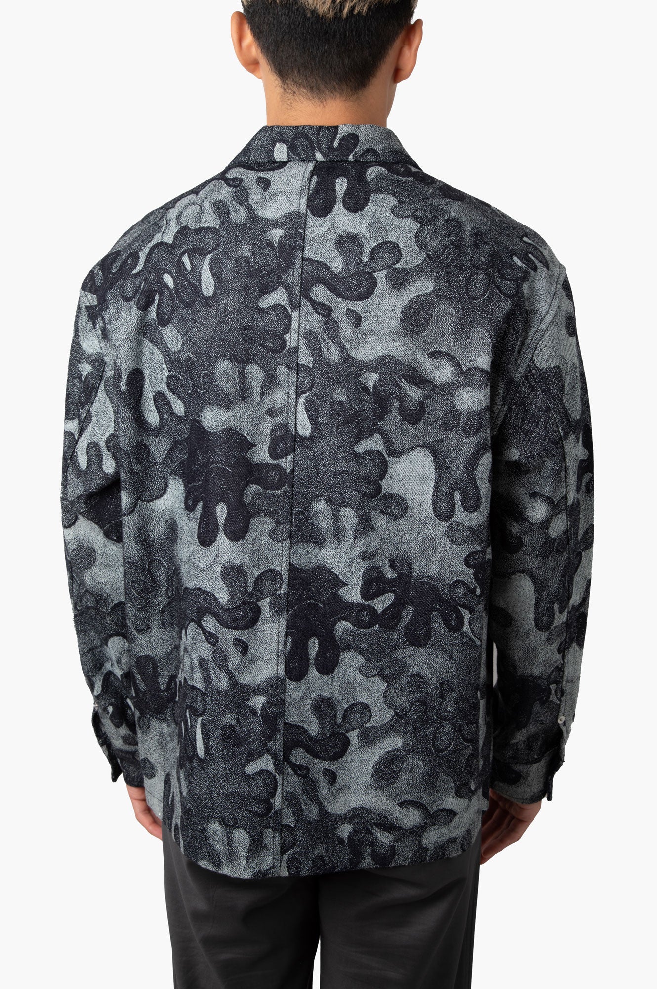 Christian Dior x Peter Doig 2020 Camouflage Print Denim Jacket Size 50 Mens
