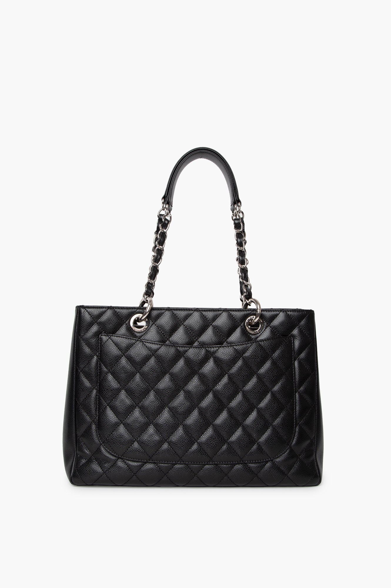 Chanel Black Caviar GST Grand Shopping Tote Bag