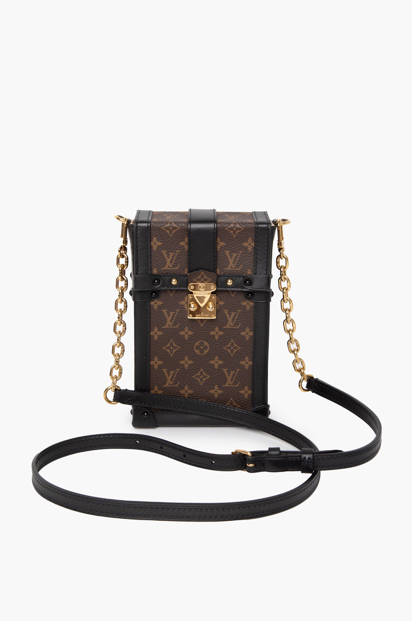 Louis Vuitton 2020 Leather Pochette Trunk Crossbody Bag