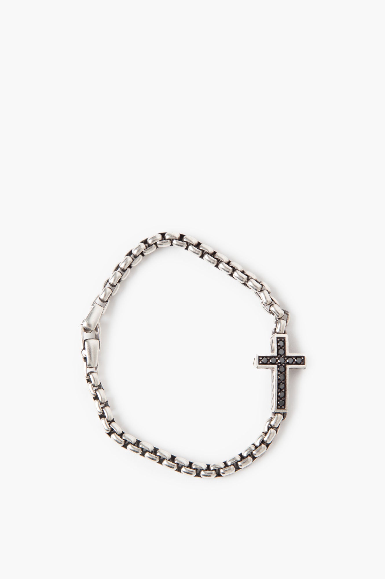 David Yurman Pavé Cross Bracelet, 5mm Large