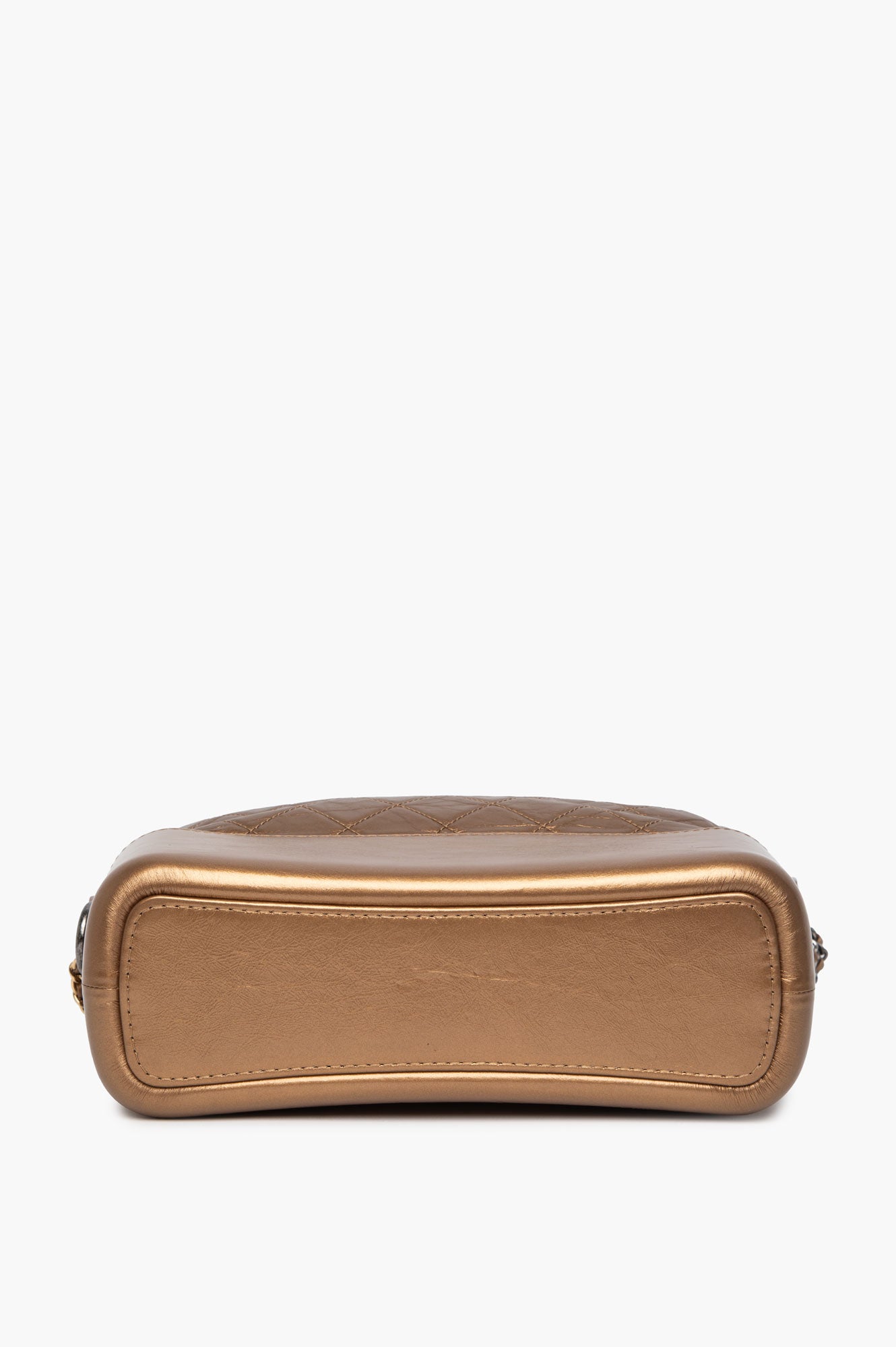 Chanel Bronze Metallic Aged Calfskin Medium Gabrielle Bag