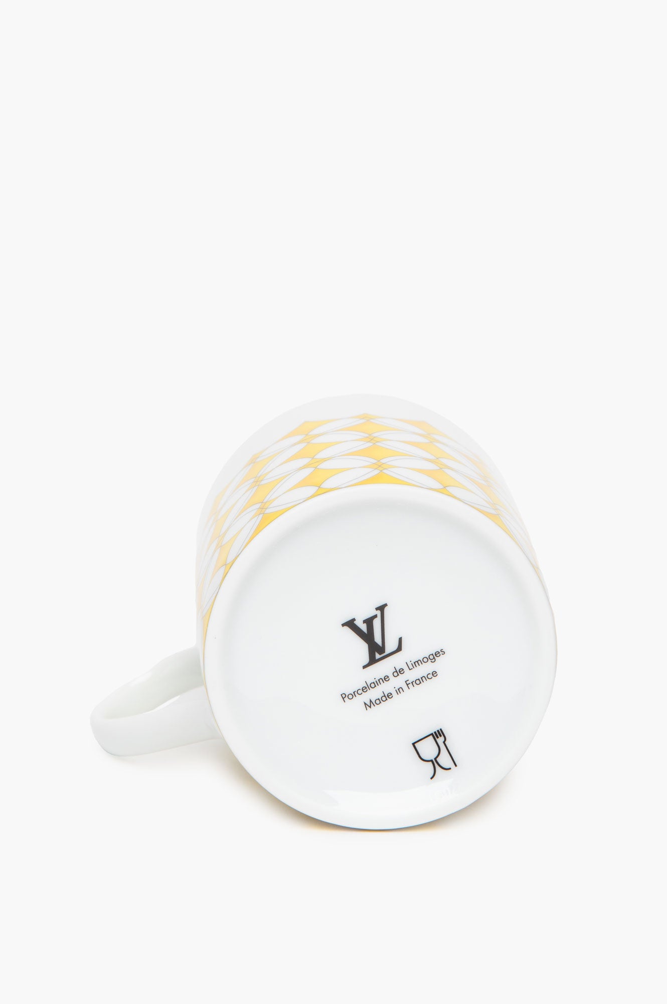 Louis Vuitton Porcelain Yellow Dolce Vita Mug