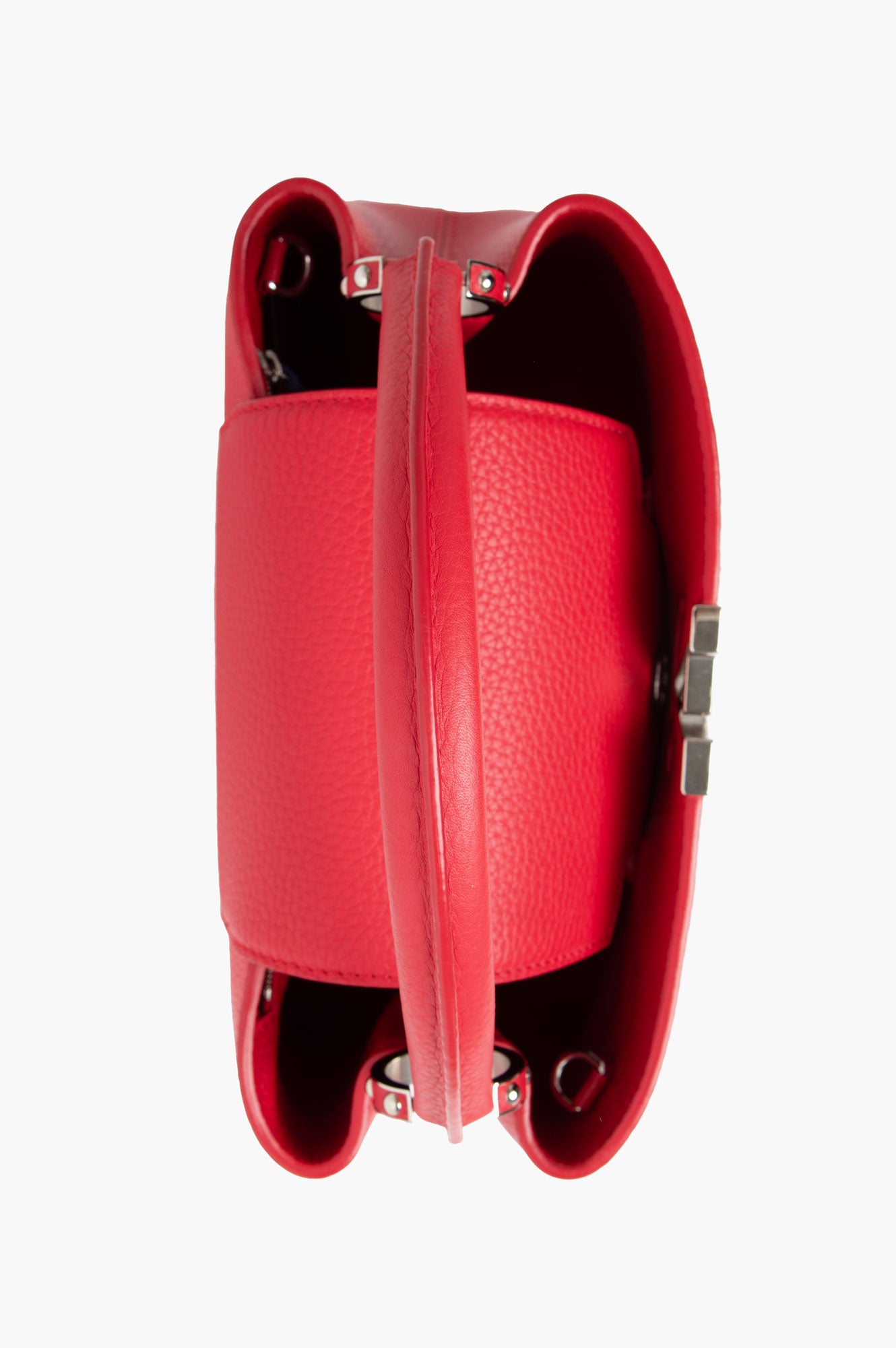 Louis Vuitton Taurillon Capucines PM Red
