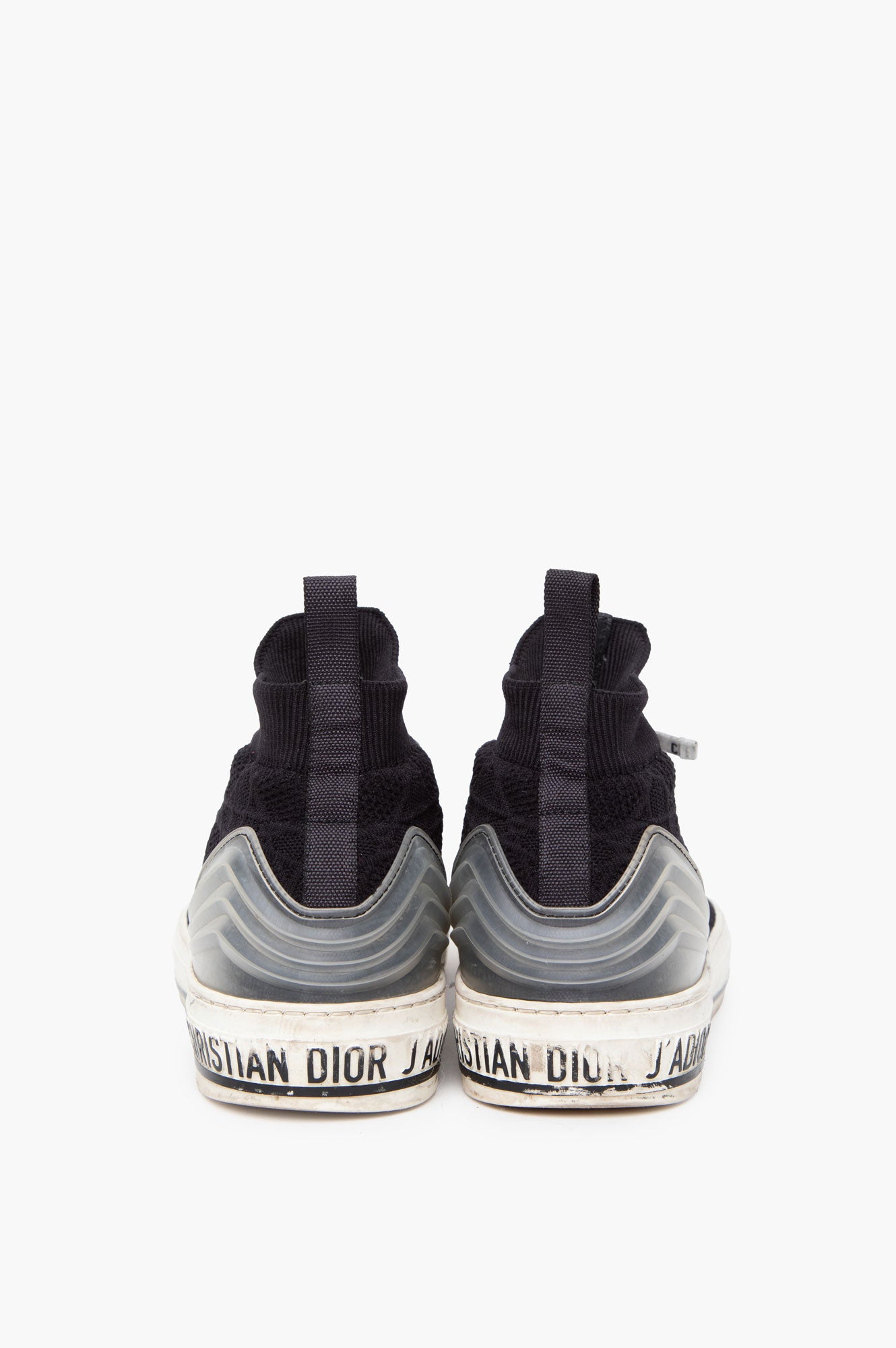 Dior Walk'n Dior High Top Sneakers in B/W Size 39