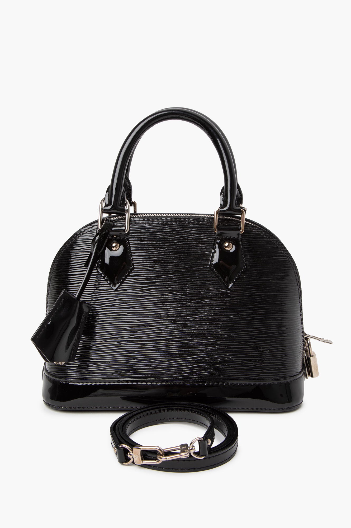Louis Vuitton Black Electric Epi Alma BB