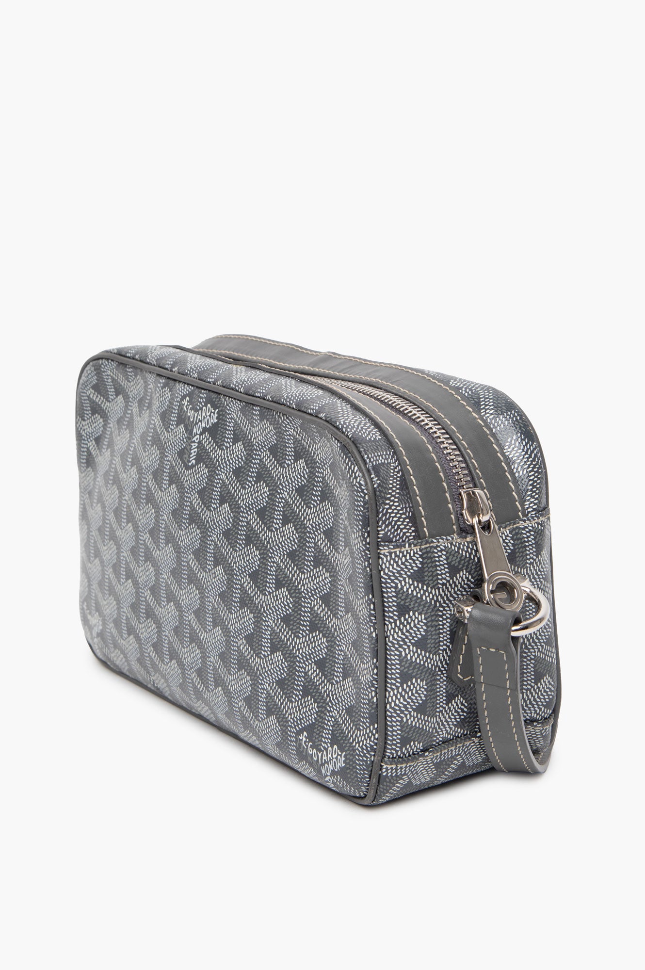 Goyard Grey Goyardine Cap Vert PM Bag